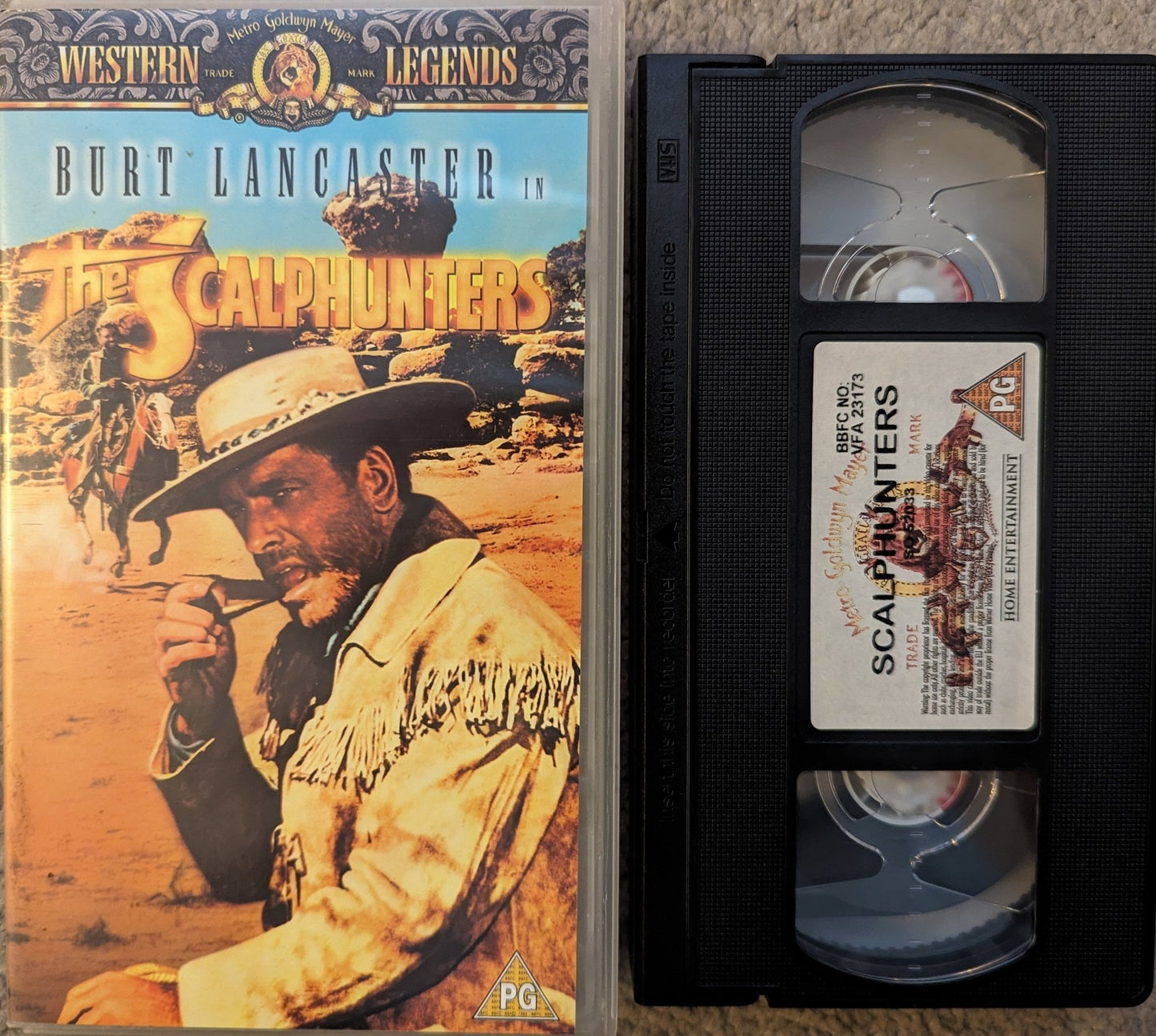 The Scalphunters (1968) VHS Video - Flippin Retro Video Shop