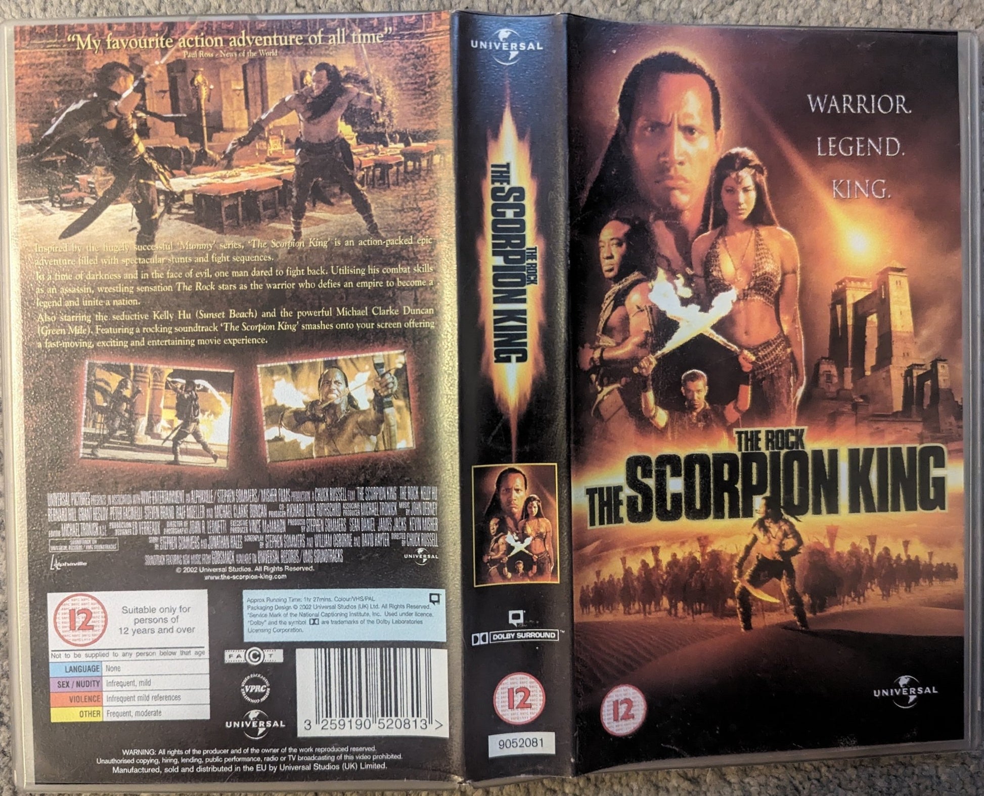 The Scorpion King (2002) VHS Video - Flippin Retro Video Shop