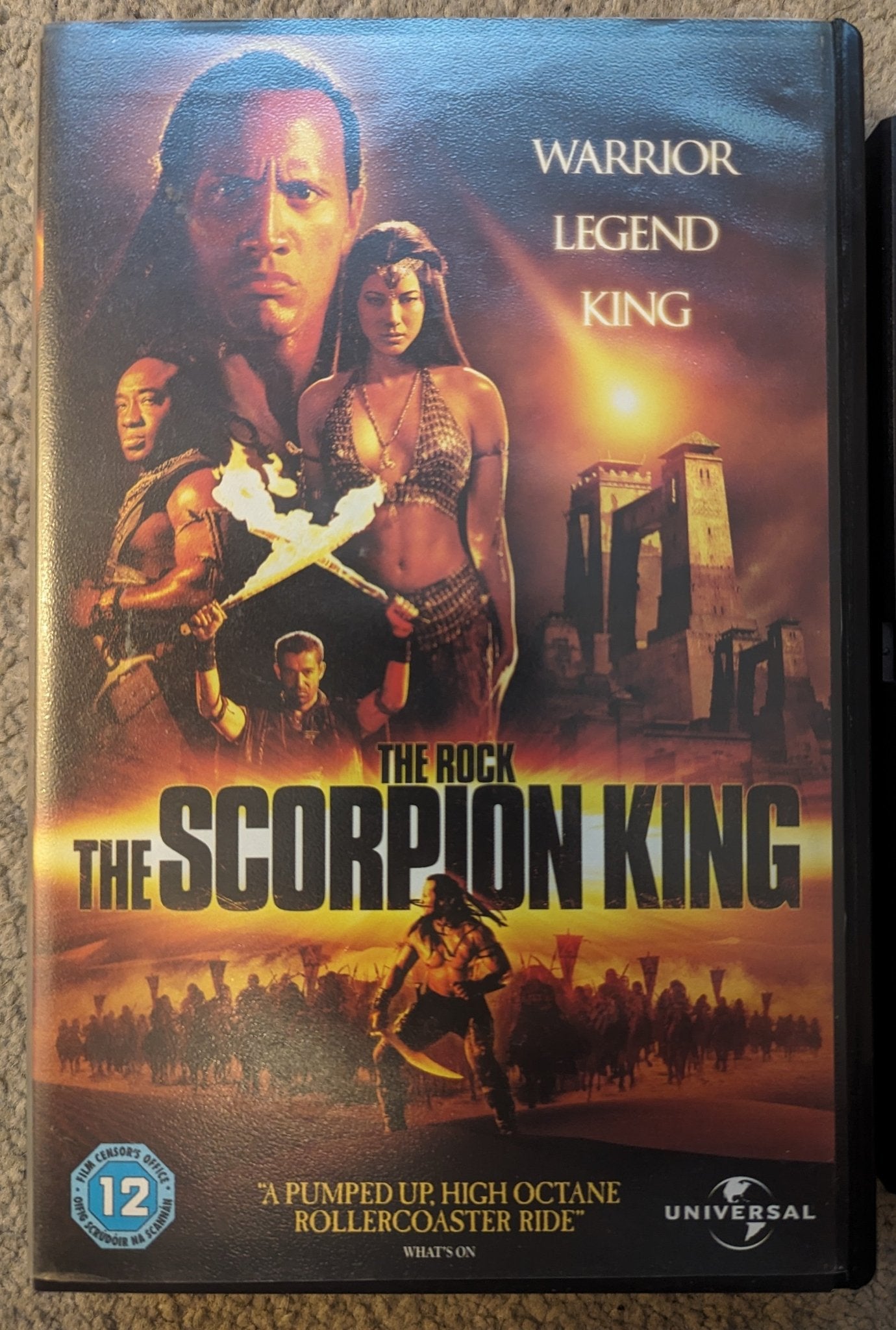 The Scorpion King (2002) VHS Video Ex Rental - Flippin Retro Video Shop