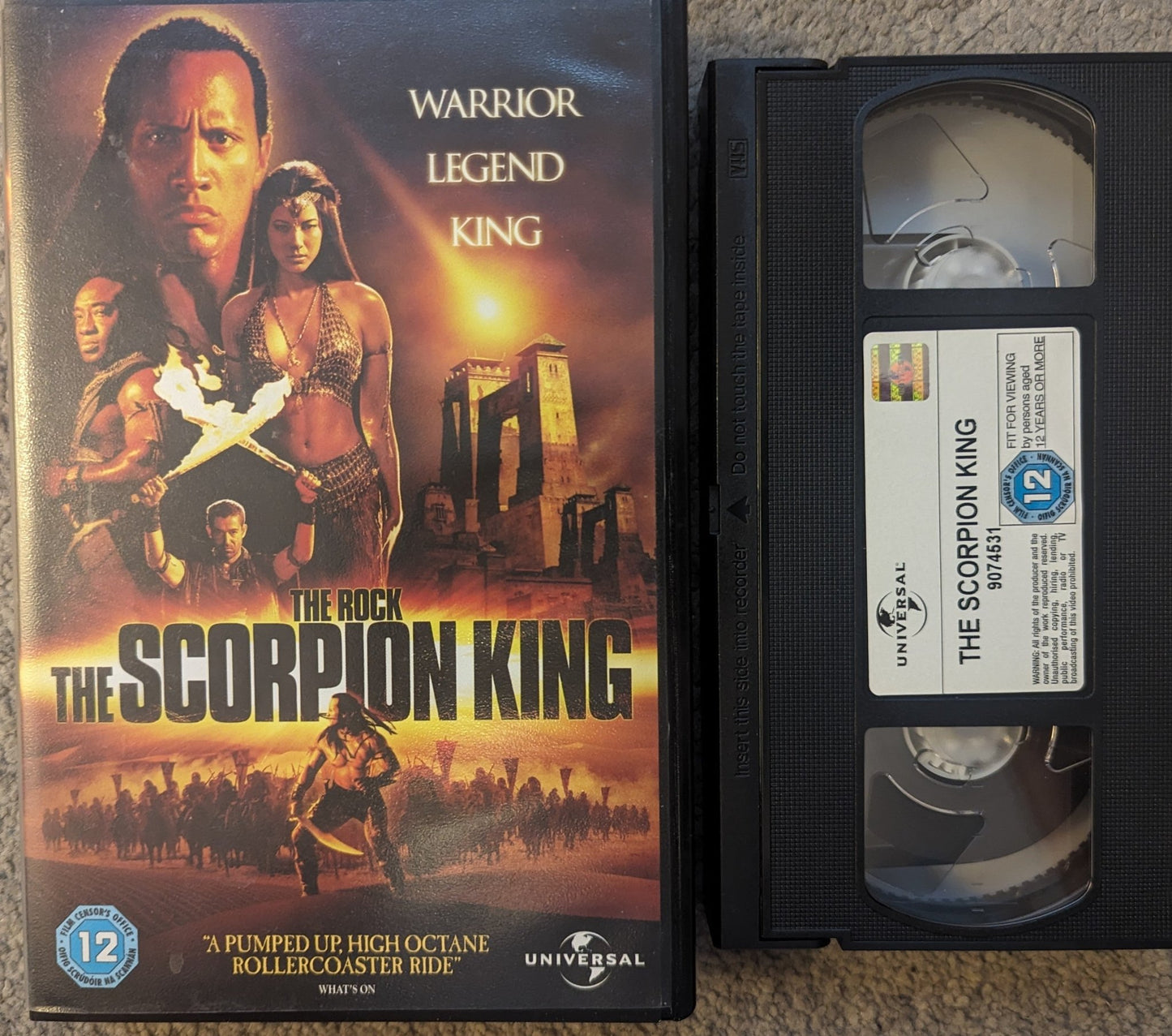 The Scorpion King (2002) VHS Video Ex Rental - Flippin Retro Video Shop