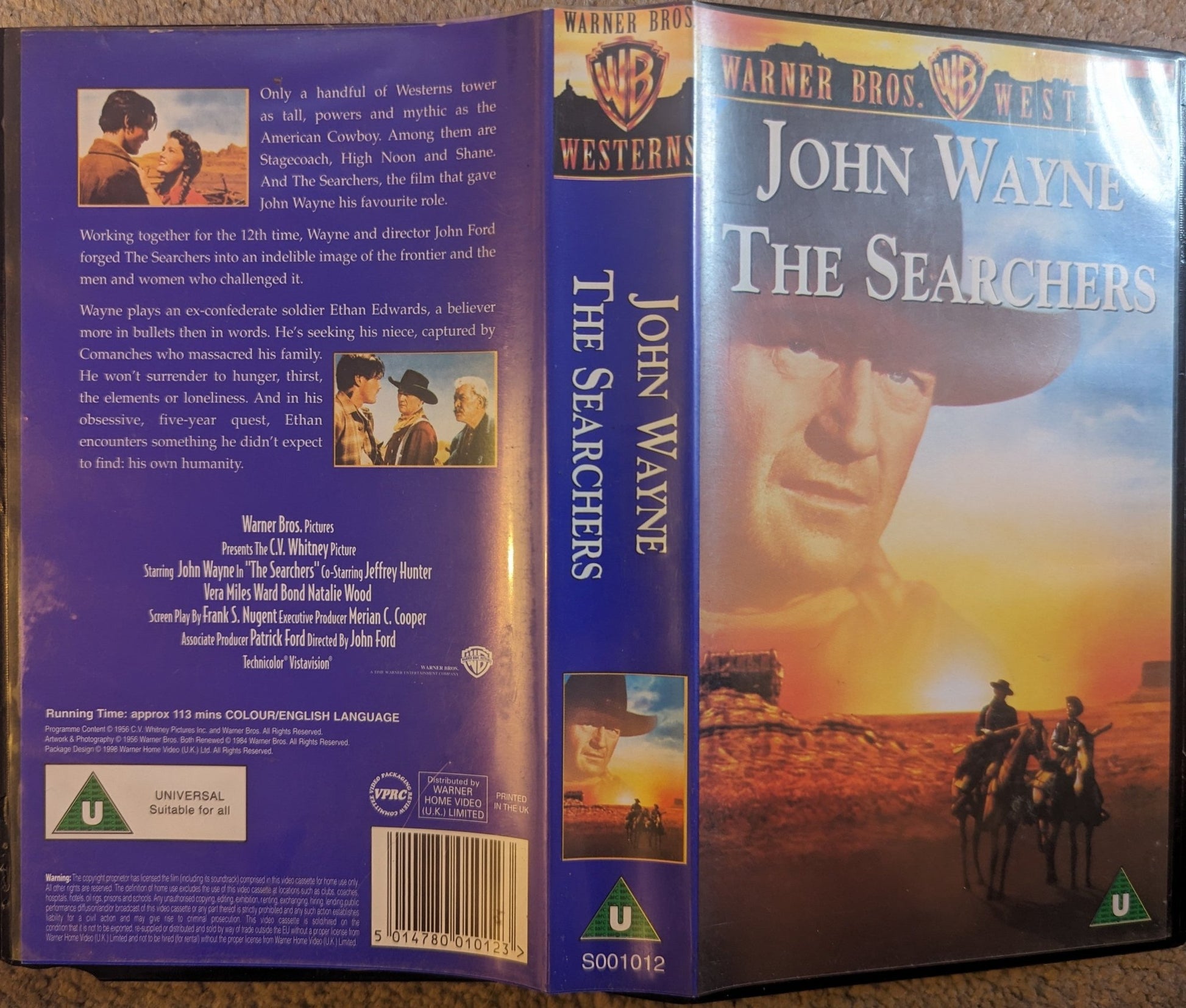 The Searchers (1956) VHS Video *Sealed* - Flippin Retro Video Shop