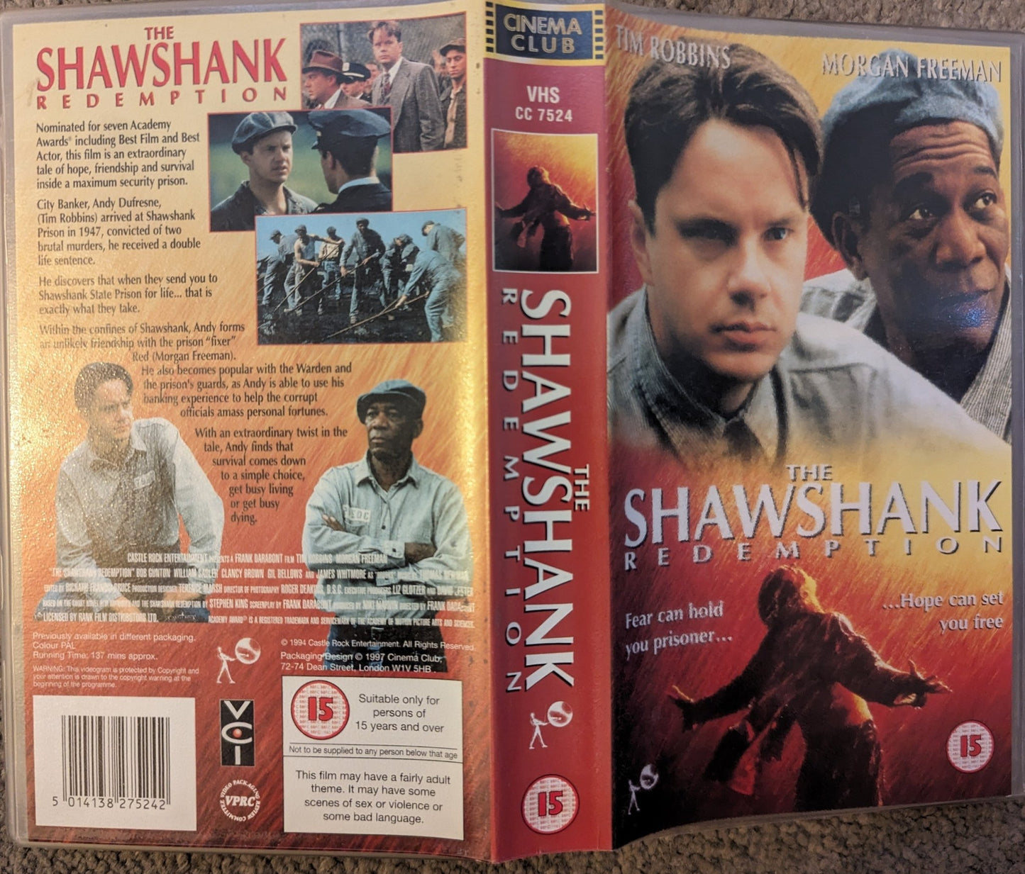 The Shawshank Redemption (1994) VHS Video - Flippin Retro Video Shop