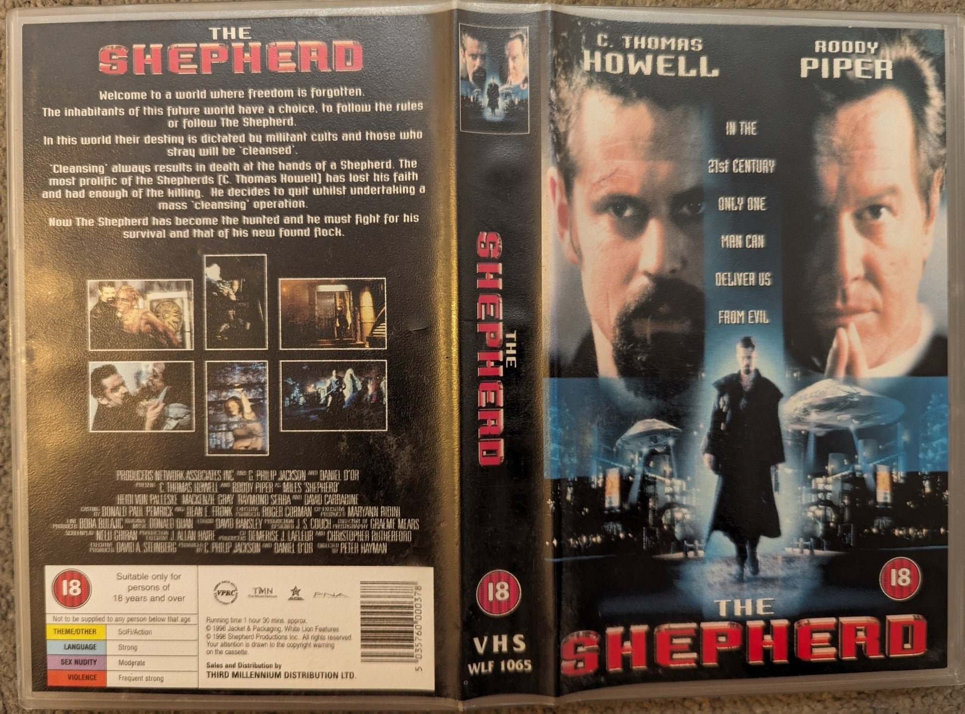 The Shepherd (1999) VHS Video Ex Rental - Flippin Retro Video Shop