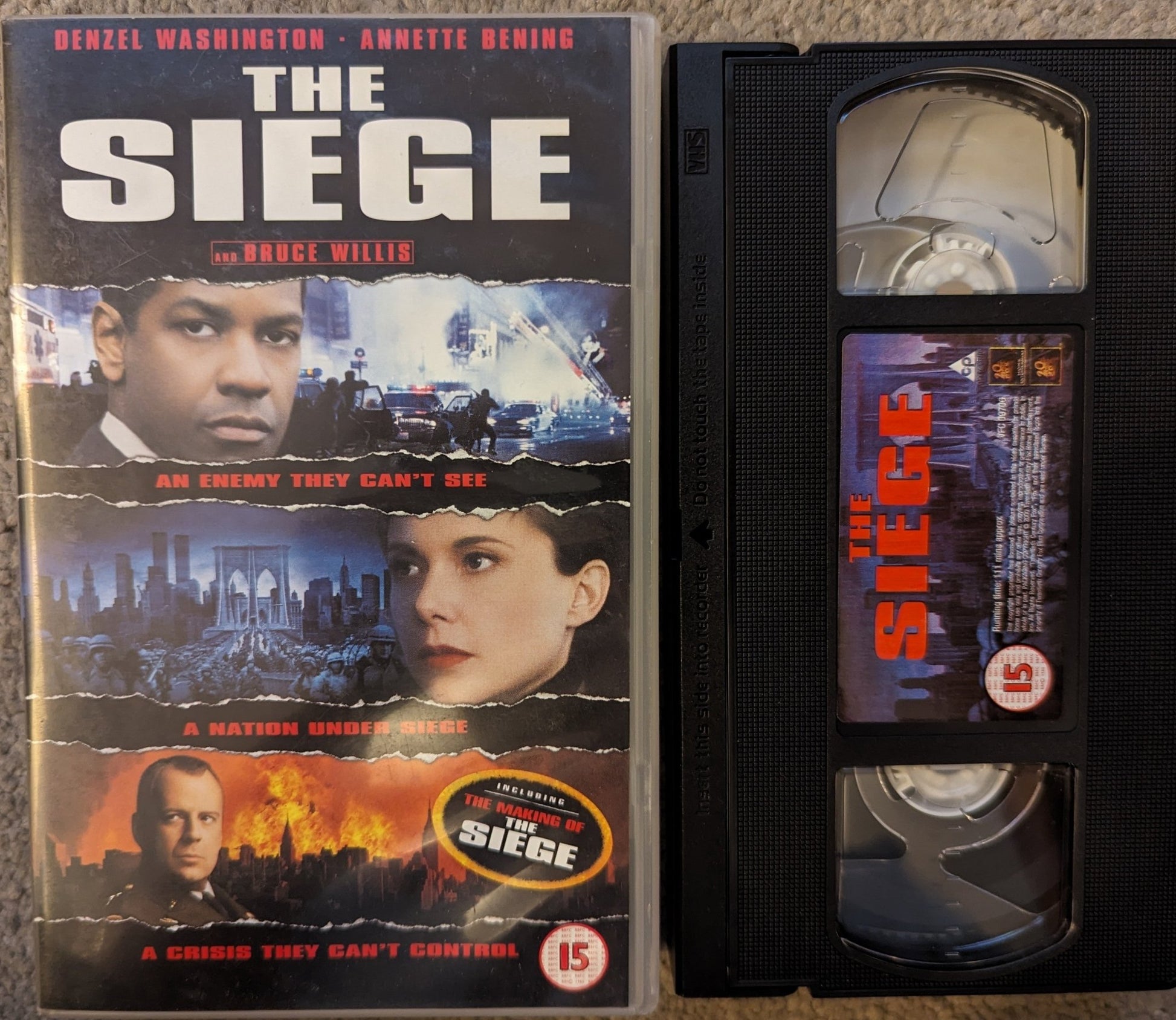 The Siege (1998) VHS Video - Flippin Retro Video Shop