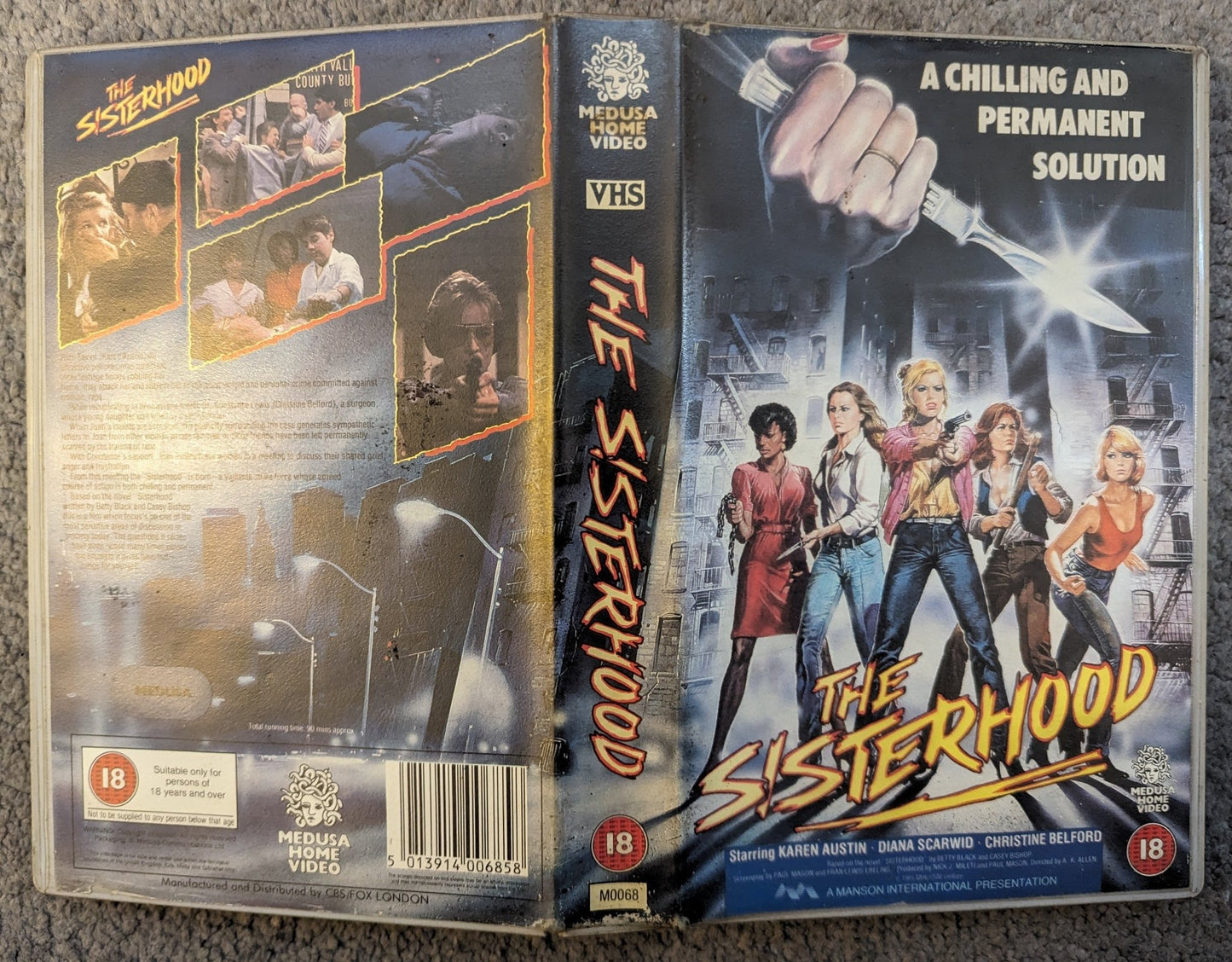 The Sisterhood (1988) VHS Video Ex Rental - Flippin Retro Video Shop