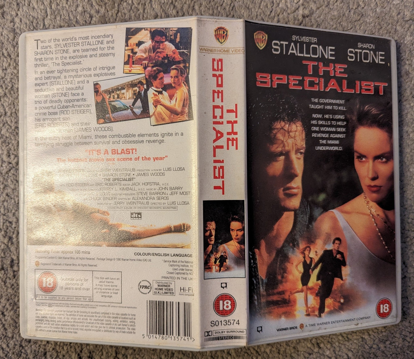 The Specialist (1994) VHS Video - Flippin Retro Video Shop