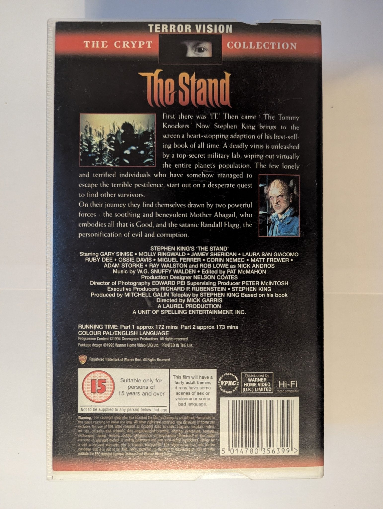 The Stand Part 1 & 2 (1994) VHS Video - Flippin Retro Video Shop