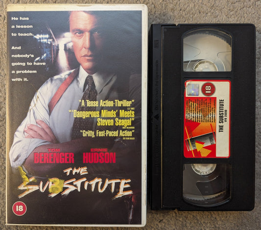 The Substitute (1996) VHS Video Ex Rental - Flippin Retro Video Shop