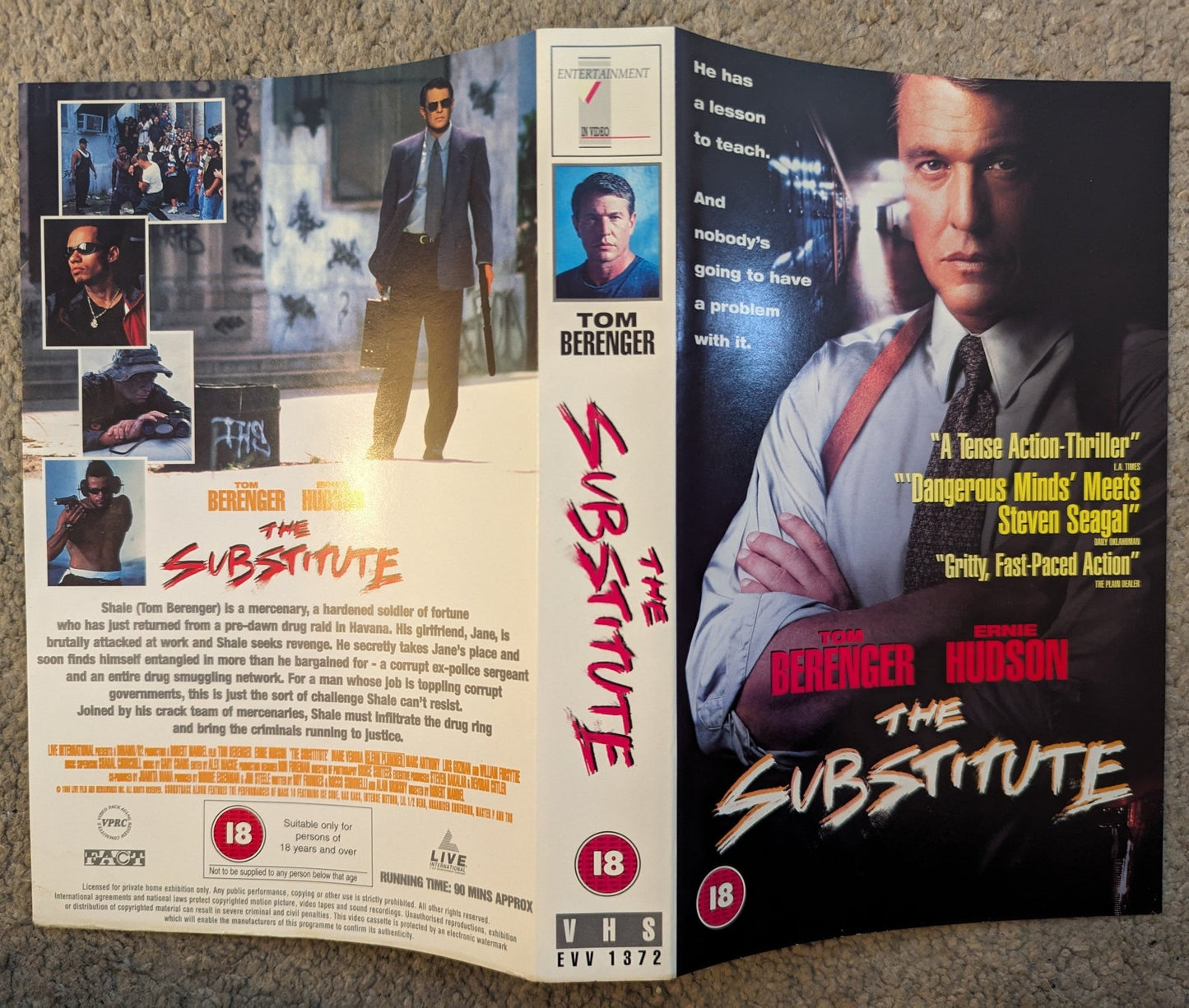 The Substitute (1996) VHS Video Ex Rental - Flippin Retro Video Shop