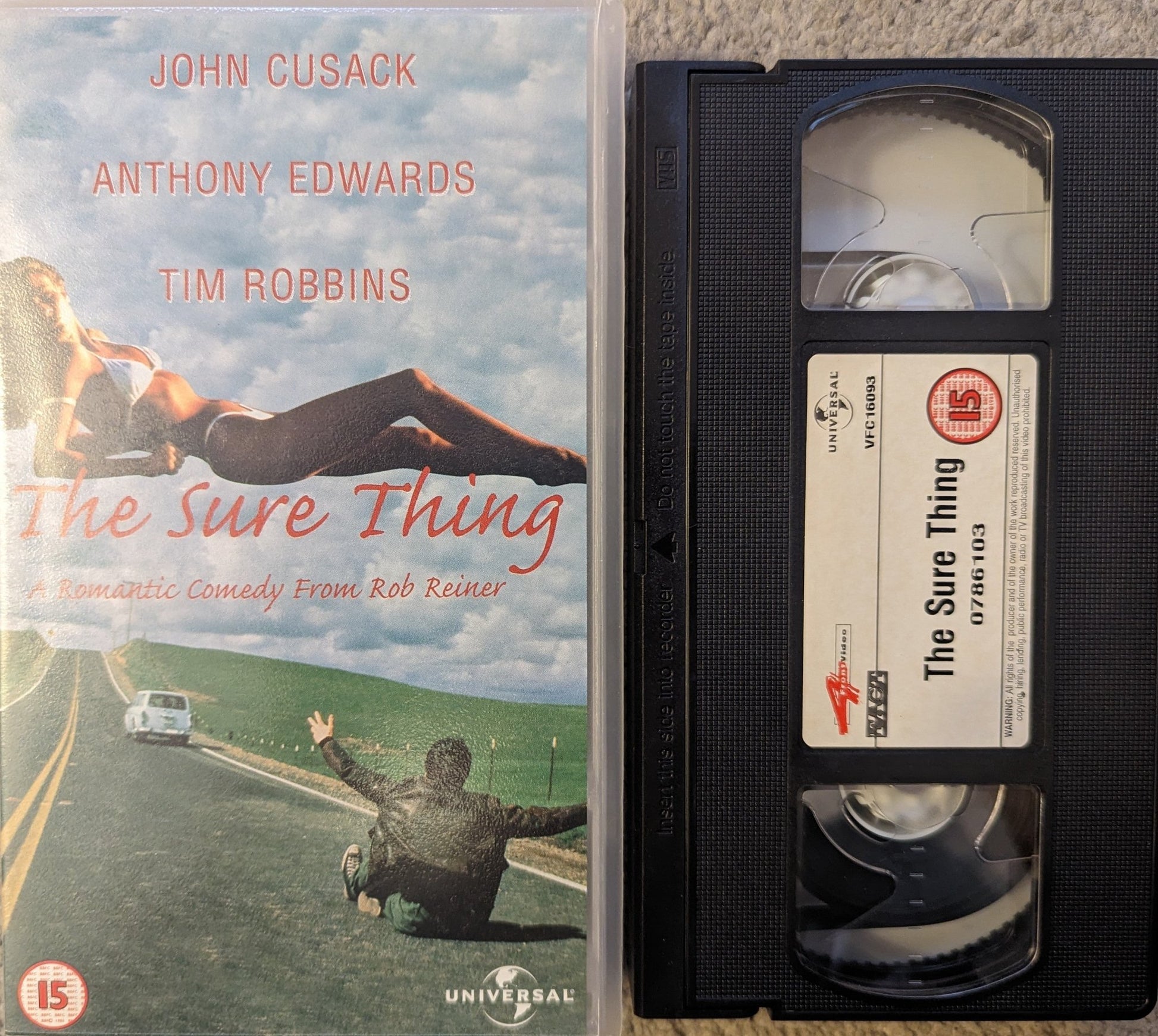 The Sure Thing (1985) VHS Video - Flippin Retro Video Shop