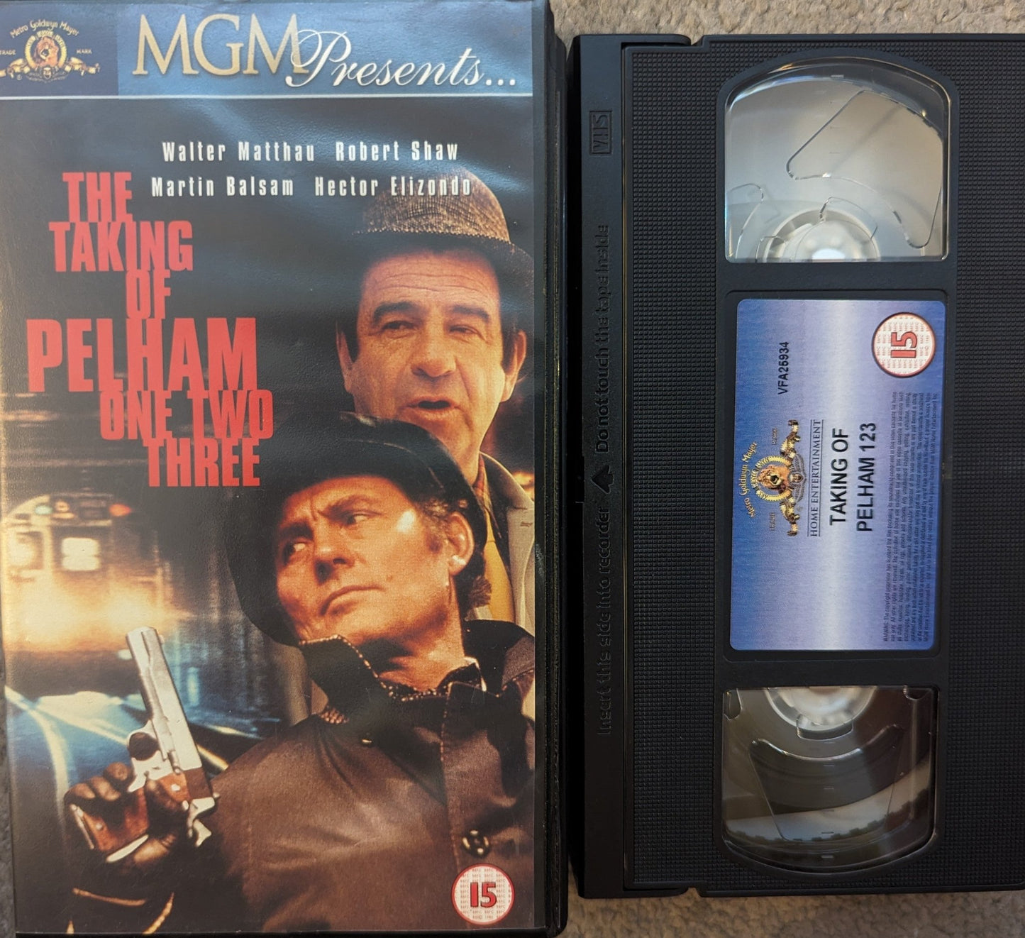 The Taking Of Pelham One Two Three (1974) VHS Video - Flippin Retro Video Shop