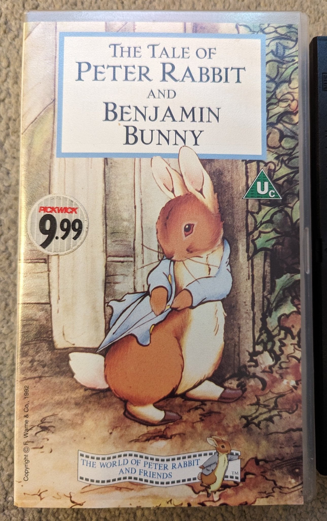 The Tale Of Peter Rabbit & Benjamin Bunny (1992) VHS Video - Flippin Retro Video Shop