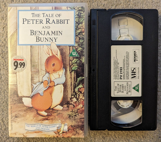 The Tale Of Peter Rabbit & Benjamin Bunny (1992) VHS Video - Flippin Retro Video Shop