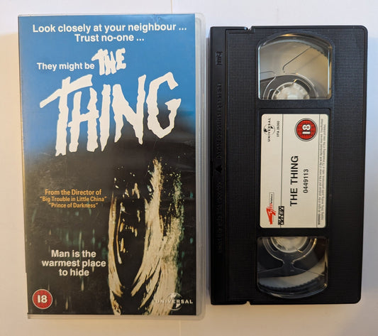 The Thing (1982) VHS Video Alt - Flippin Retro