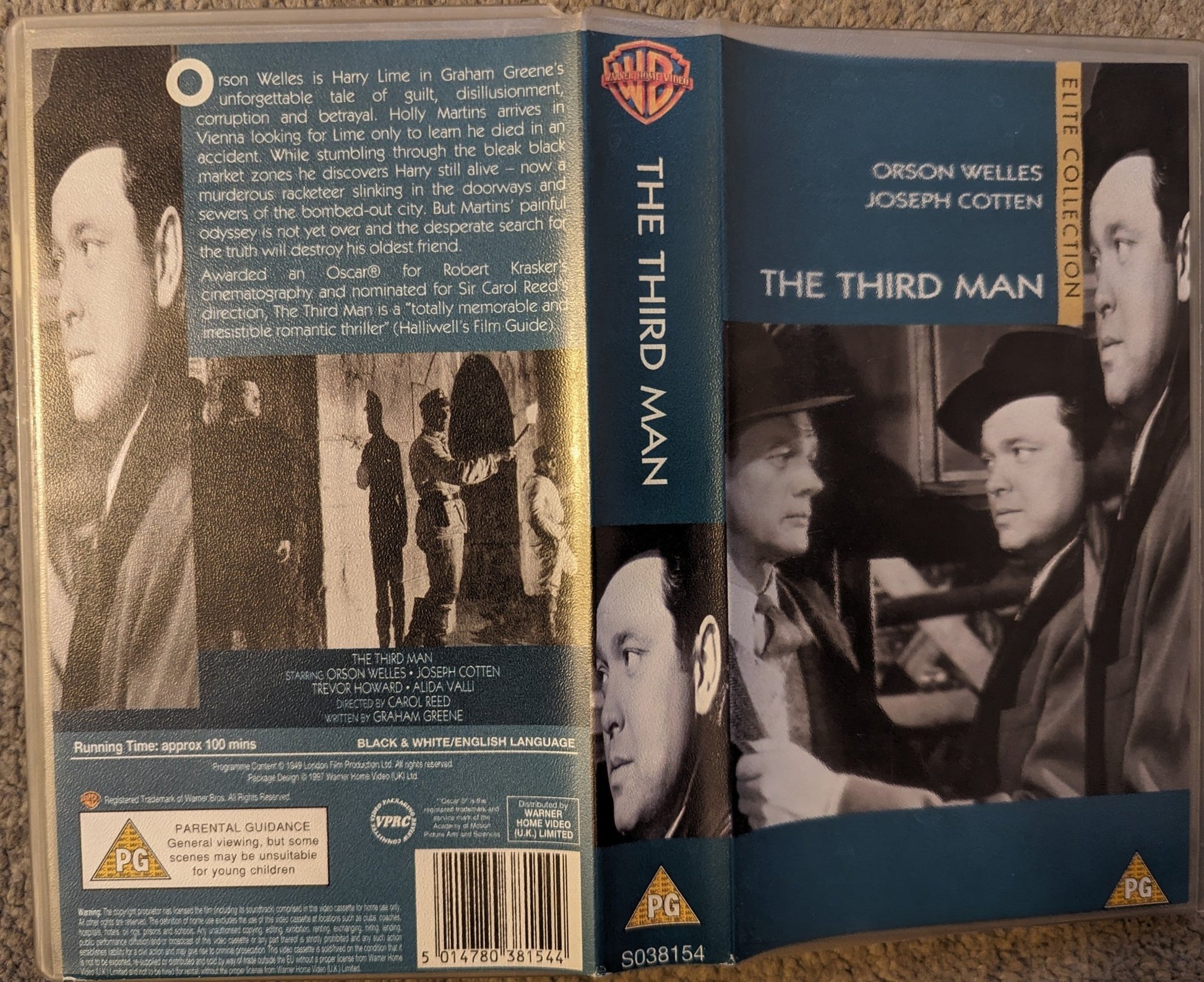 The Third Man (1949) VHS Video - Flippin Retro Video Shop