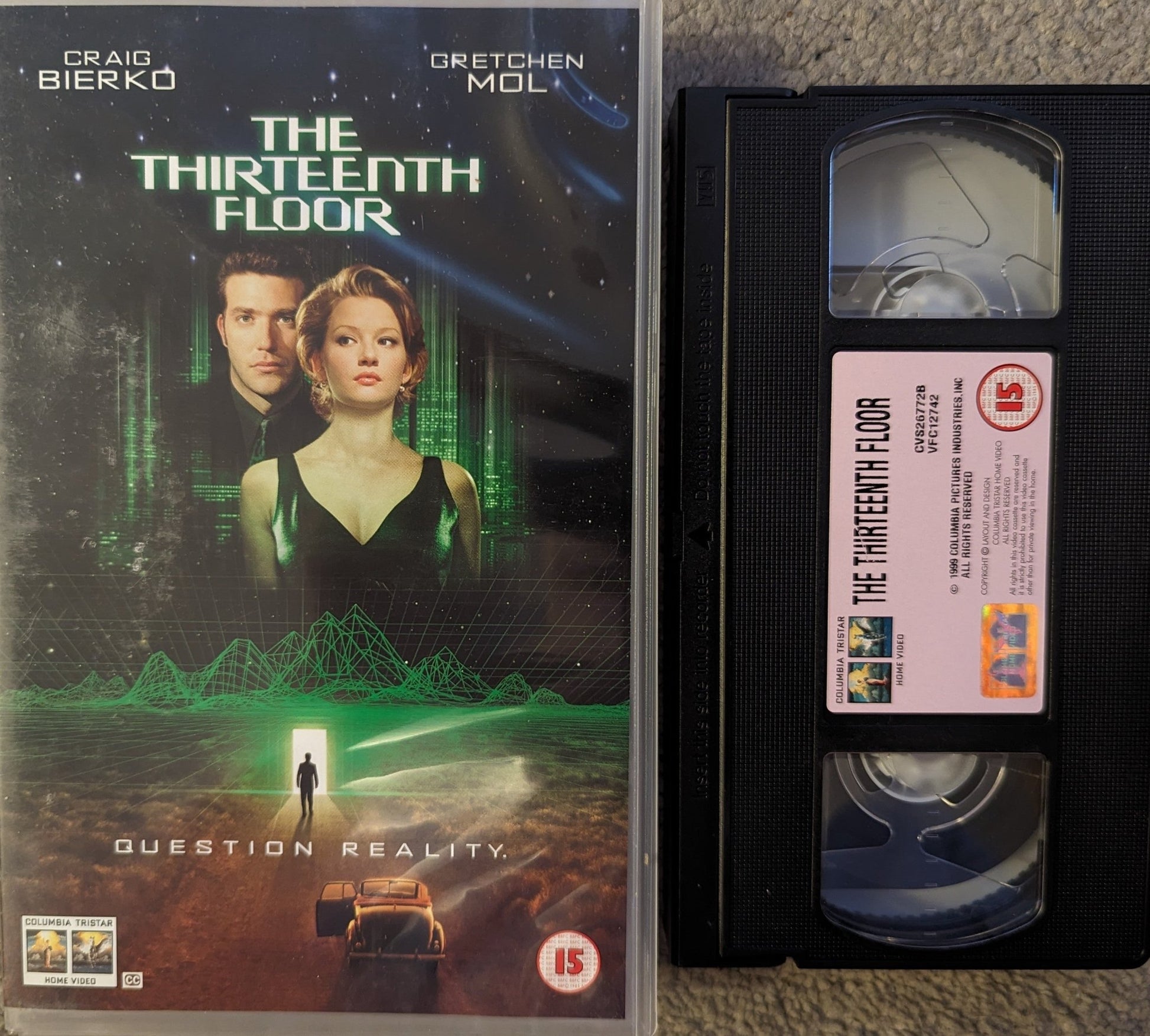 The Thirteenth Floor (1999) VHS Video Ex Rental - Flippin Retro Video Shop