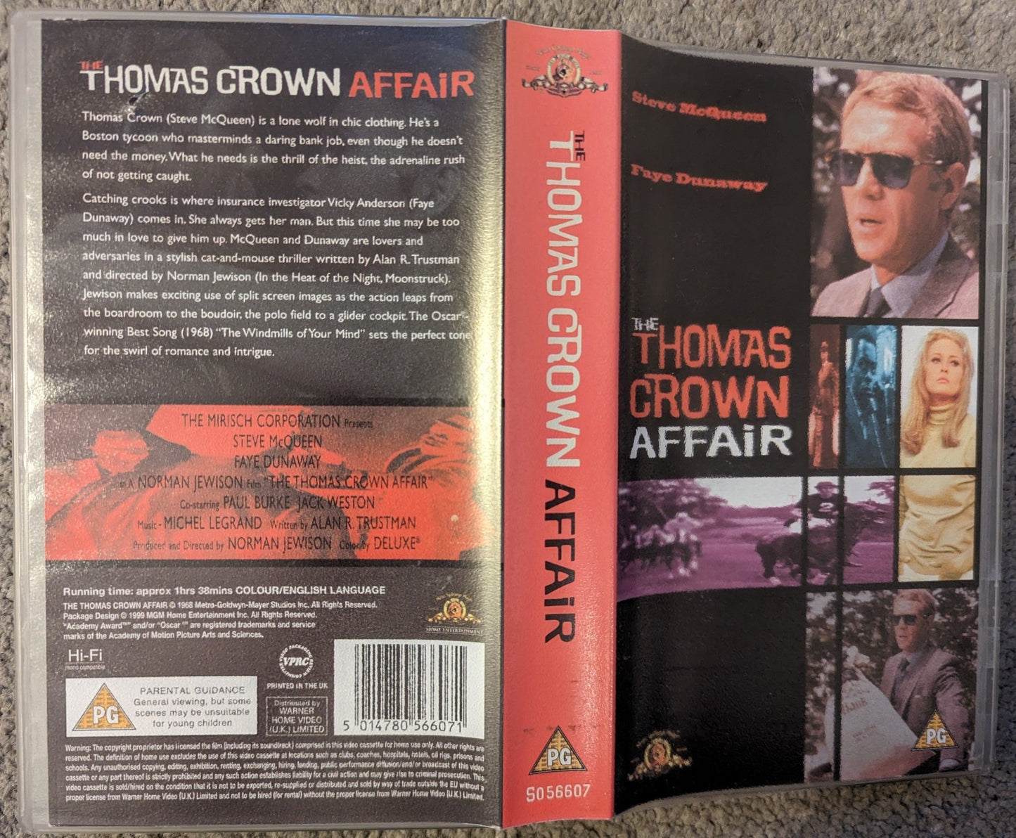 The Thomas Crown Affair (1968) VHS Video *Sealed* - Flippin Retro Video Shop