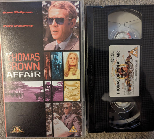 The Thomas Crown Affair (1968) VHS Video *Sealed* - Flippin Retro Video Shop