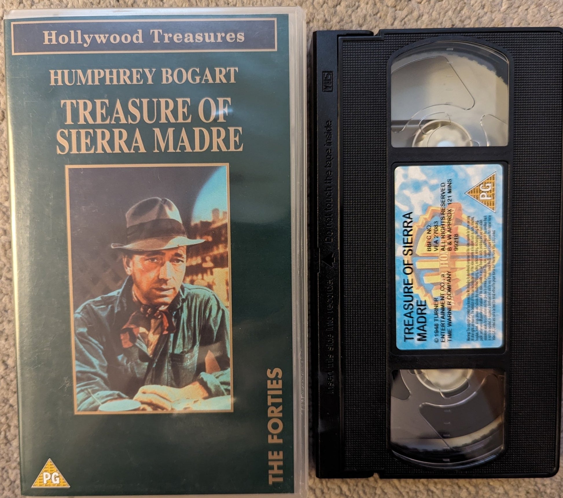 The Treasure Of Sierra Madre (1948) VHS Video - Flippin Retro Video Shop