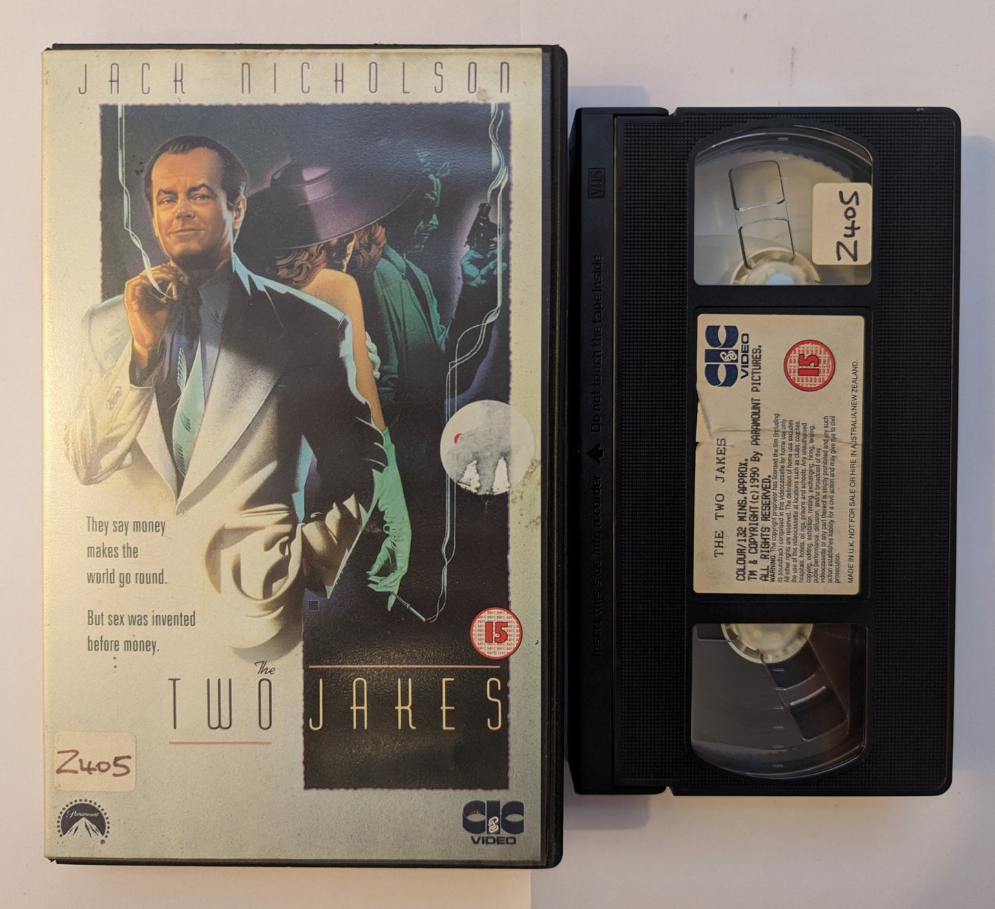 The Two Jakes (1990) VHS Video Ex Rental - Flippin Retro