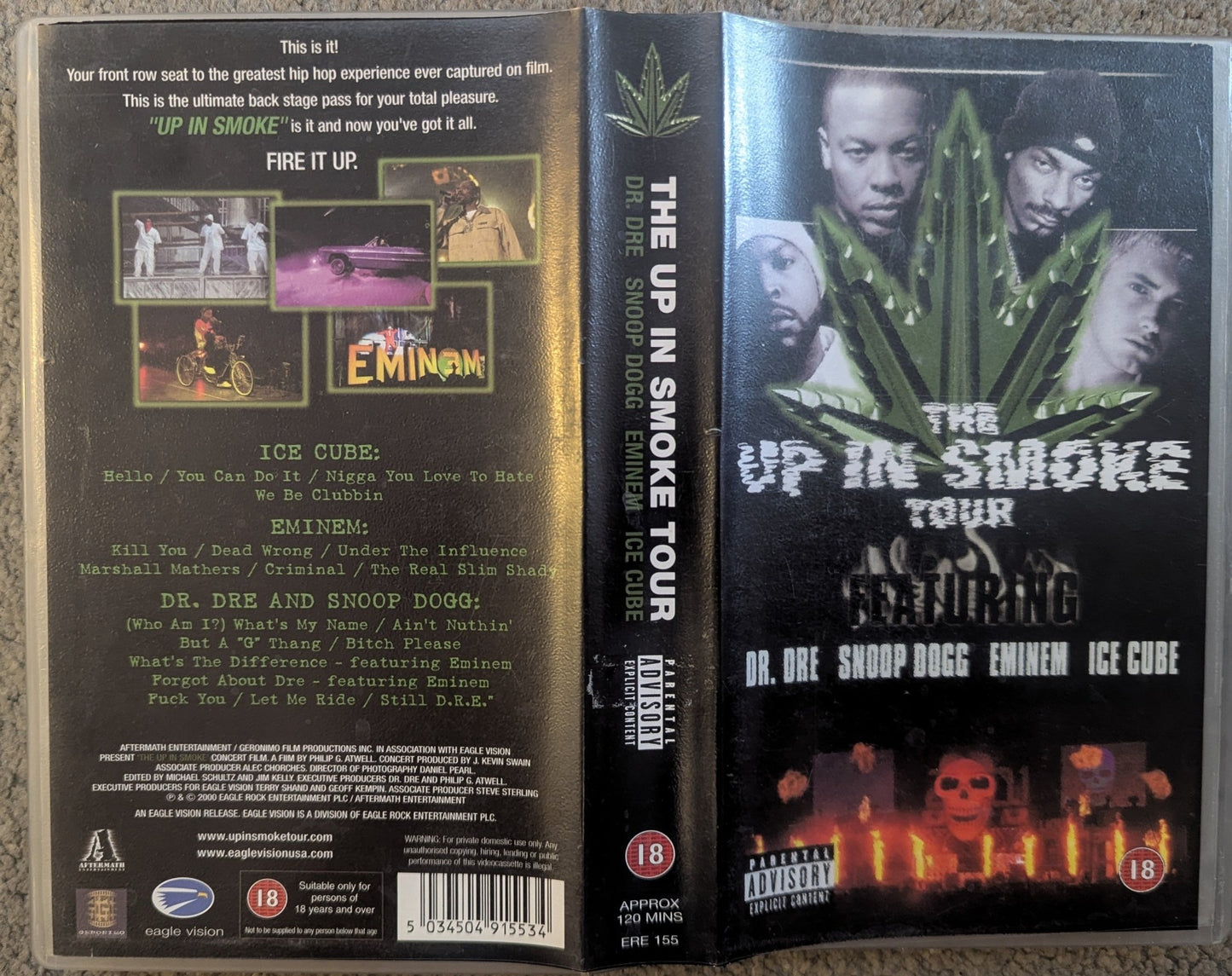 The Up In Smoke Tour (2000) VHS Video - Flippin Retro Video Shop