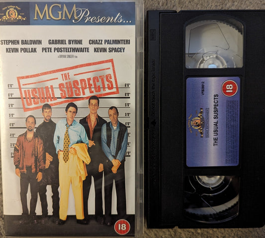 The Usual Suspects (1995) VHS Video MGM Presents - Flippin Retro Video Shop