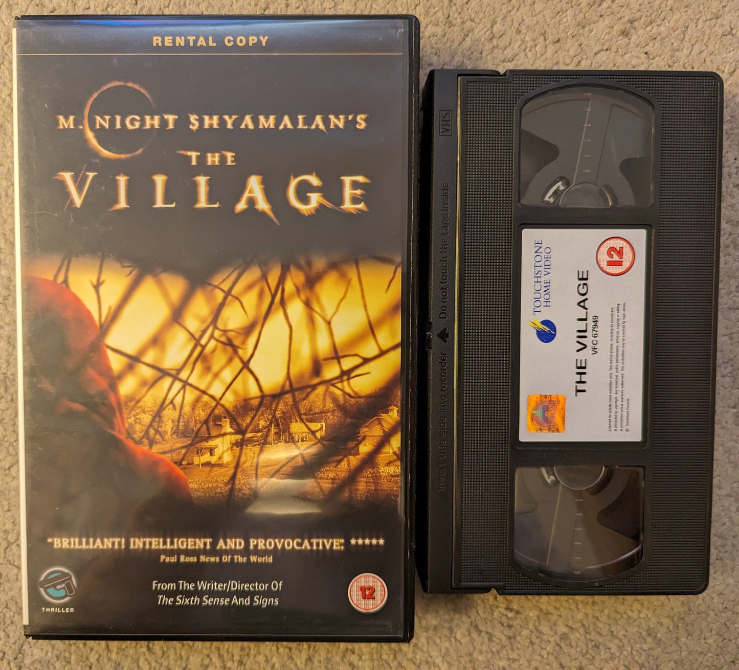 The Village VHS Ex Rental (2004) - Flippin Retro Video Shop