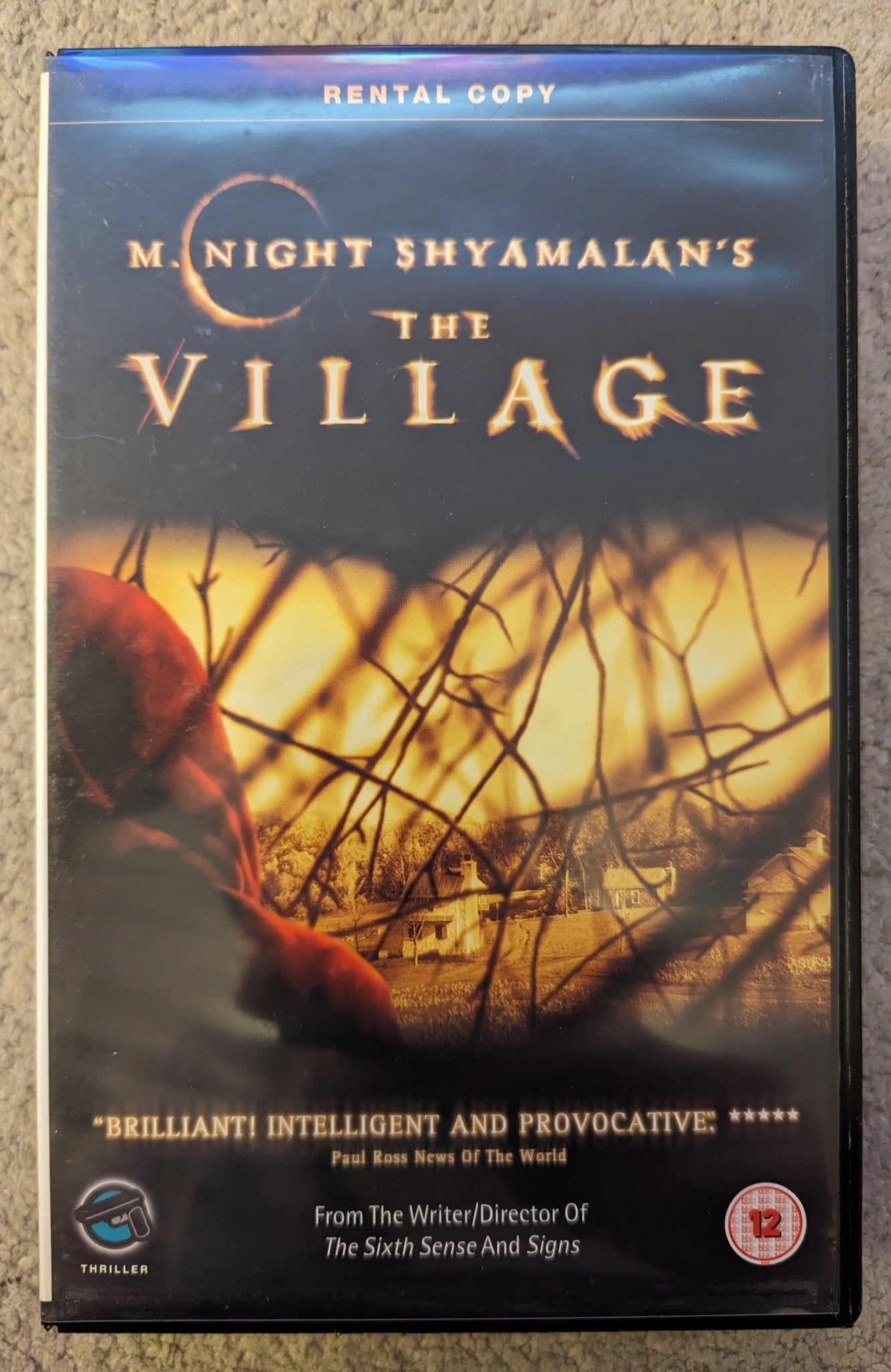 The Village VHS Ex Rental (2004) - Flippin Retro Video Shop