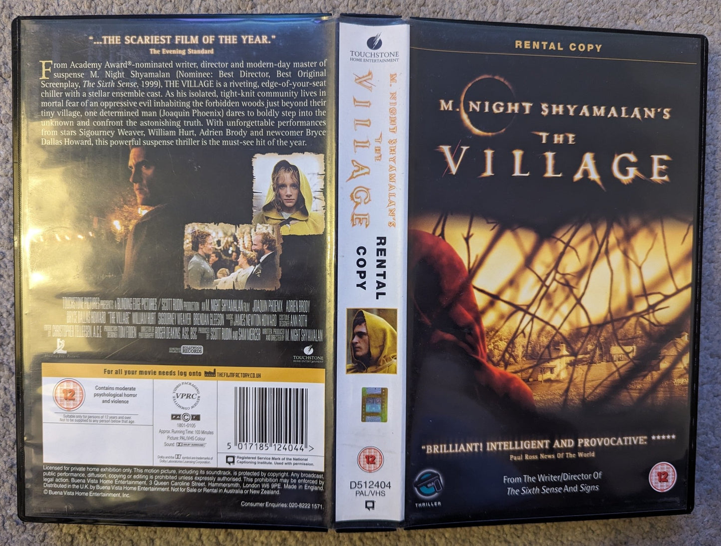 The Village VHS Ex Rental (2004) - Flippin Retro Video Shop