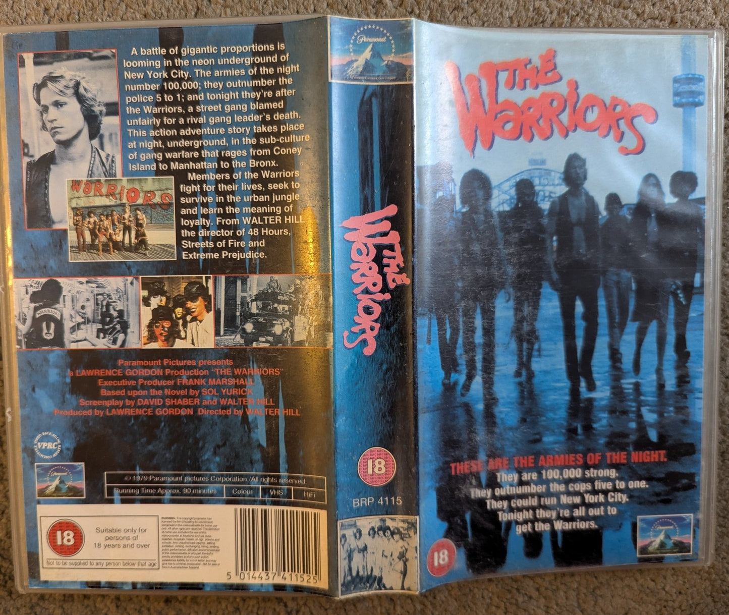 The Warriors (1979) VHS Video - Flippin Retro Video Shop