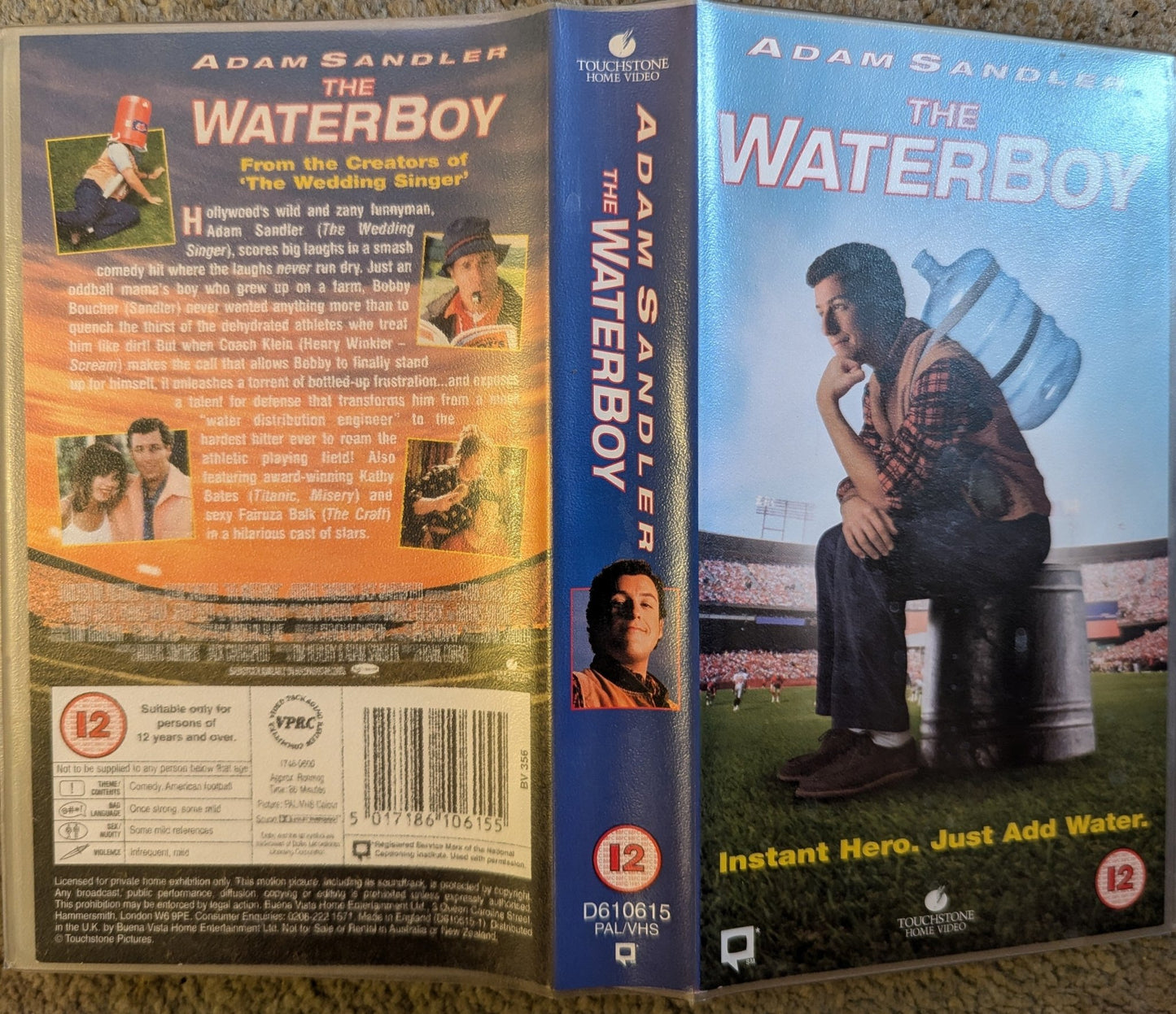 The WaterBoy (1998) VHS Video - Flippin Retro Video Shop