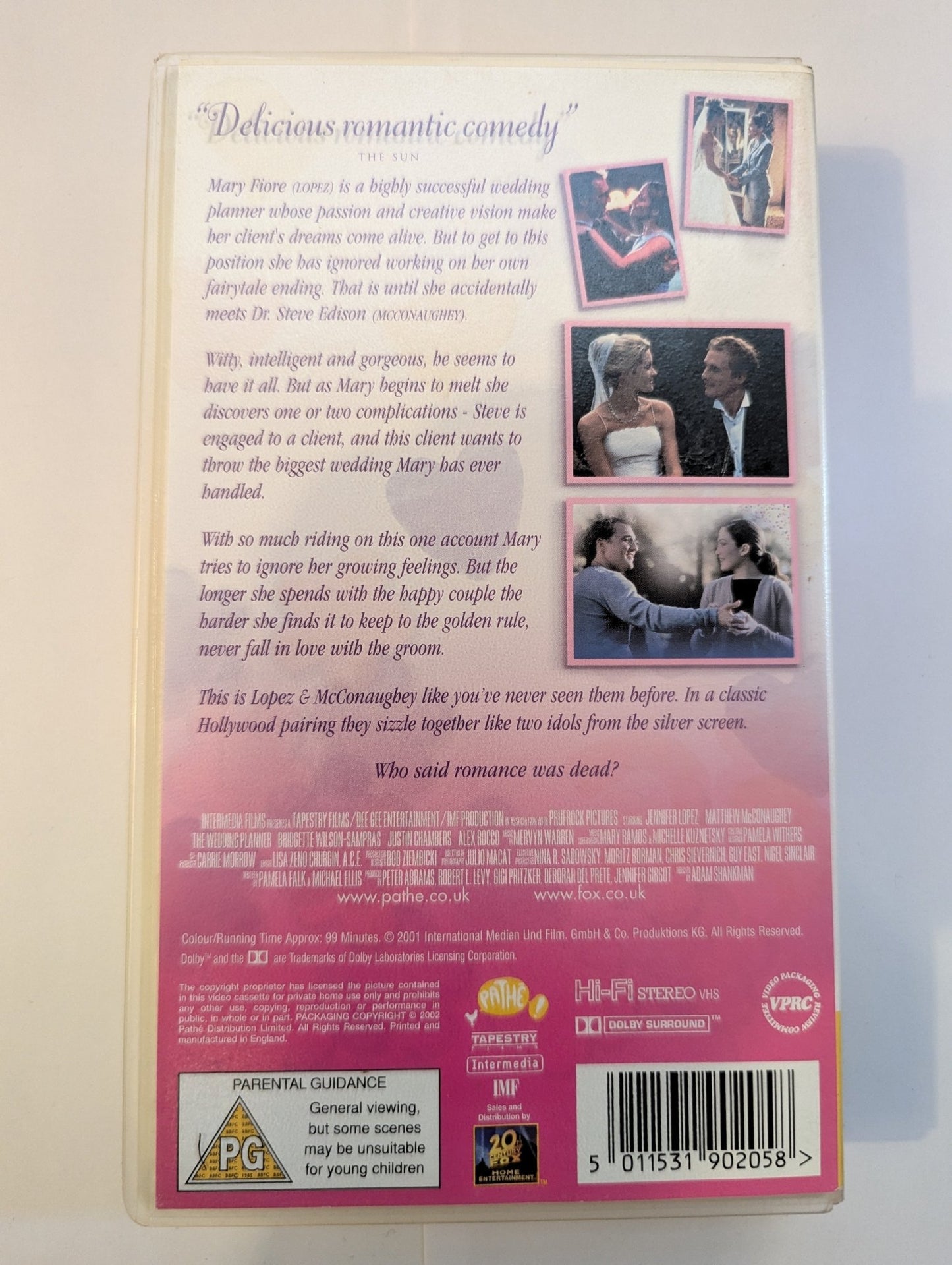 The Wedding Planner (2001) VHS Video - Flippin Retro Video Shop