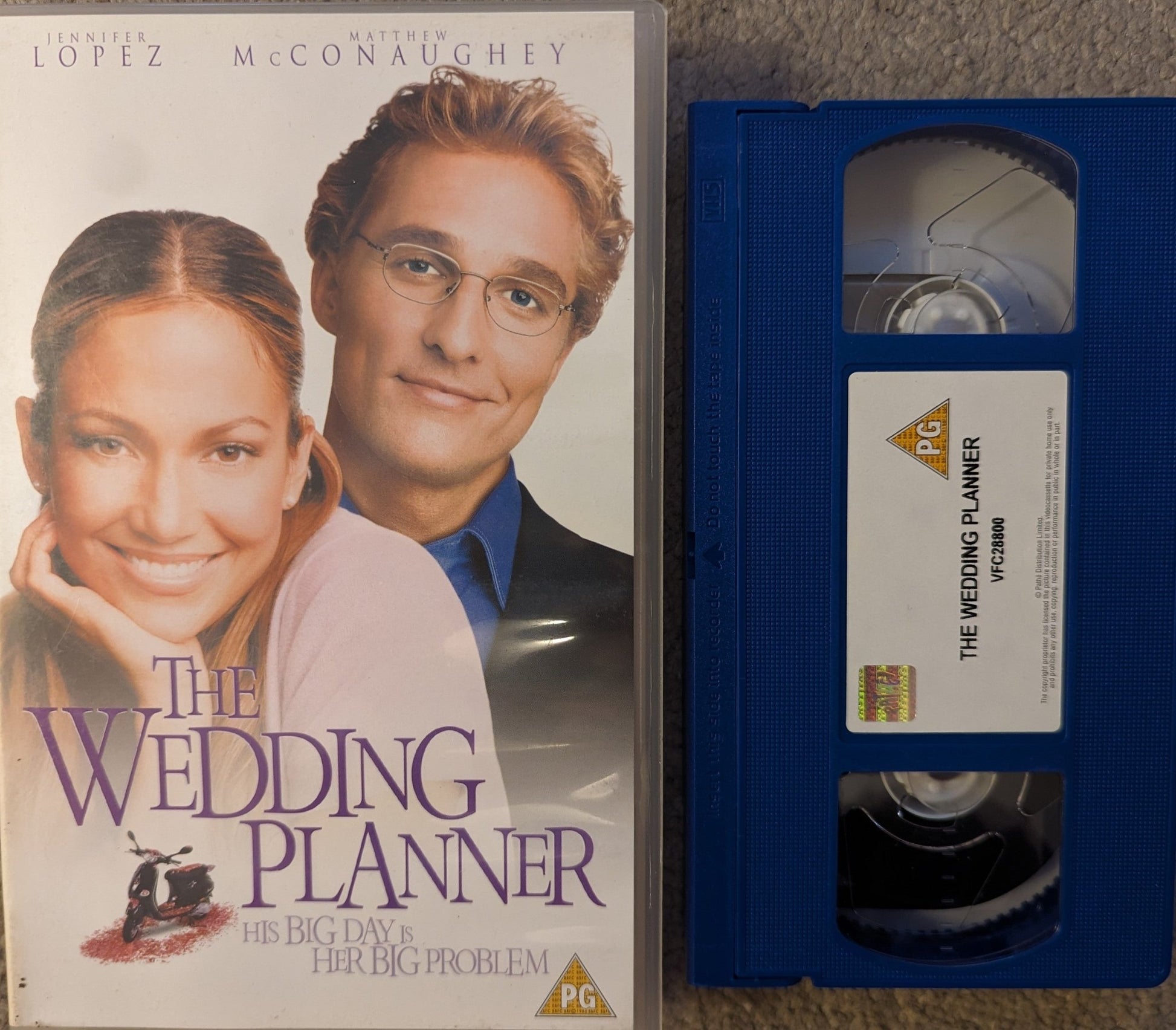 The Wedding Planner (2001) VHS Video Ex Rental - Flippin Retro Video Shop