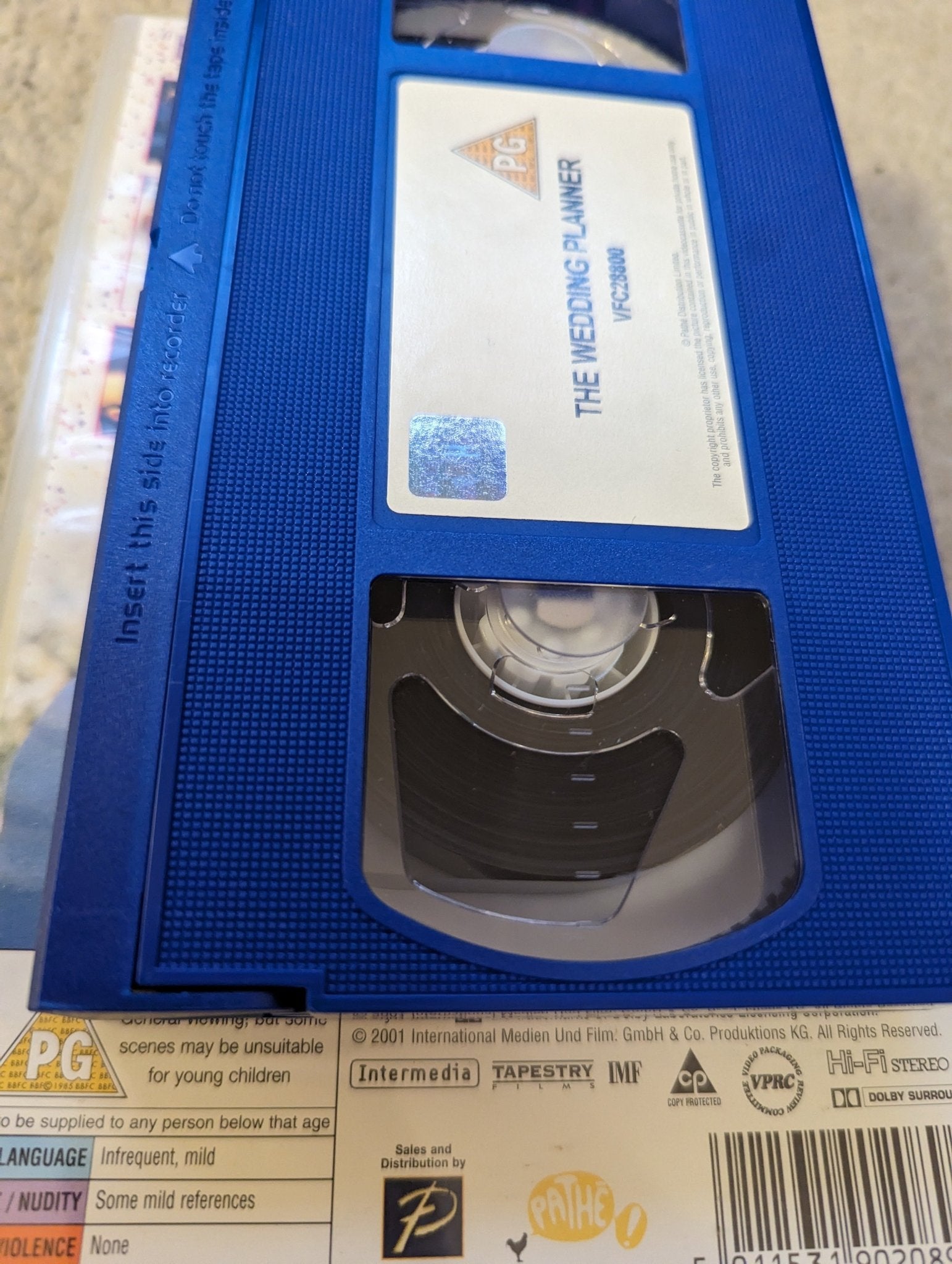 The Wedding Planner (2001) VHS Video Ex Rental - Flippin Retro Video Shop