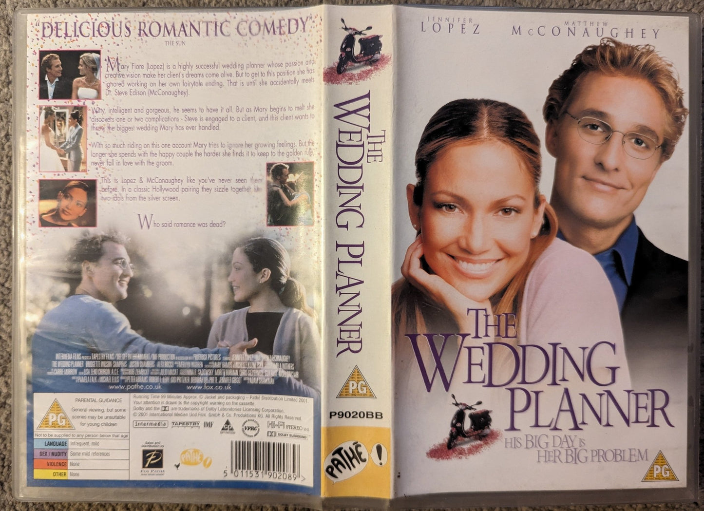 The Wedding Planner (2001) VHS Video Ex Rental - Flippin Retro Video Shop