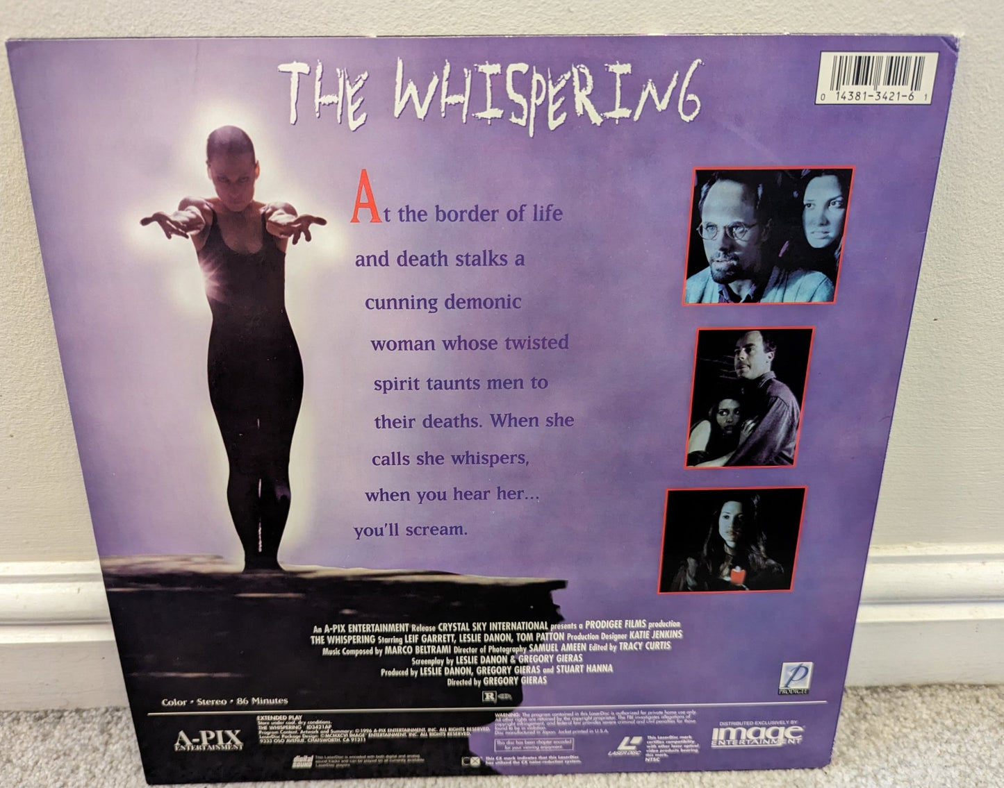 The Whispering (1995) Laserdisc NTSC - Flippin Retro Video Shop