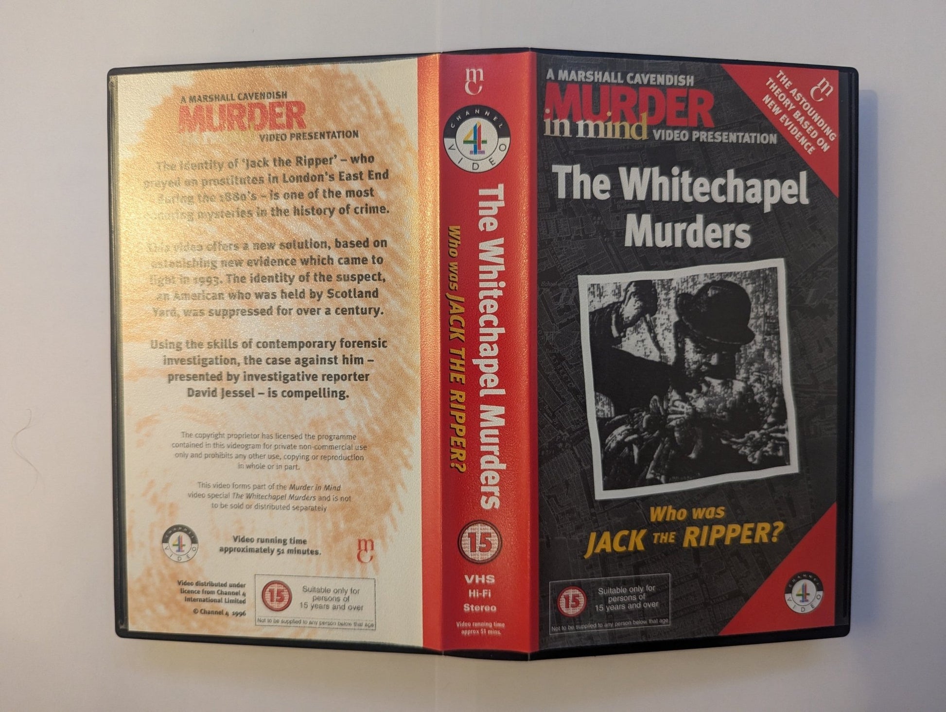 The white Chapel Murders Who Was Jack The Ripper? VHS Video - Flippin Retro Video Shop