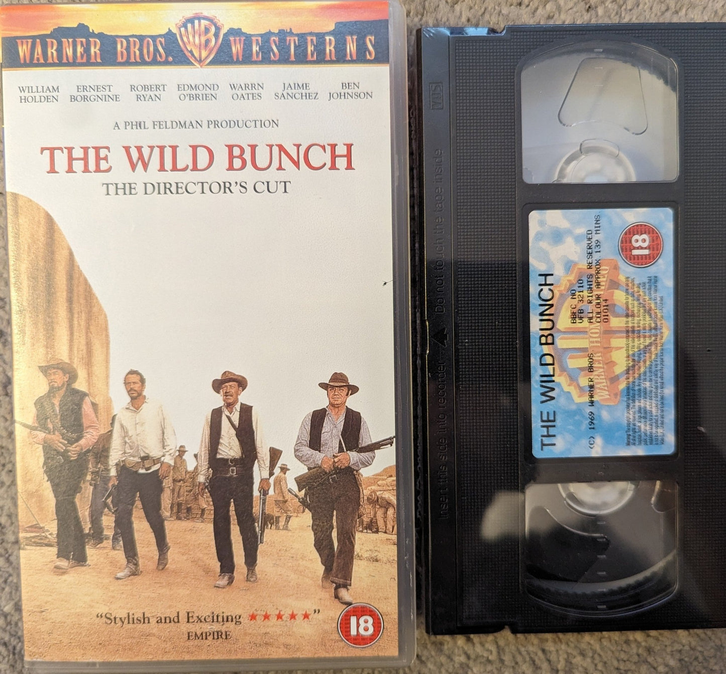 The Wild Bunch (1969) VHS Video *Sealed* - Flippin Retro Video Shop