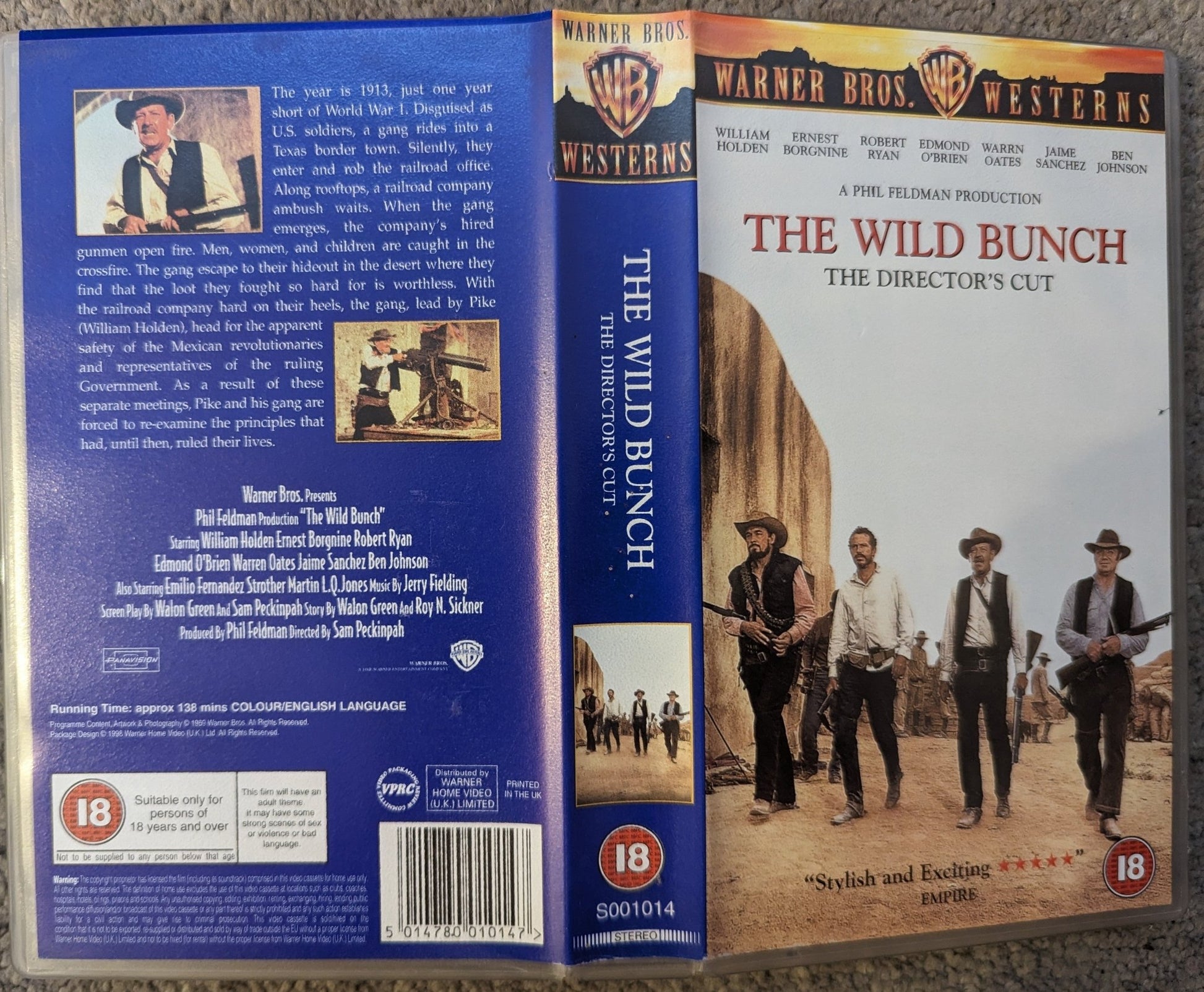 The Wild Bunch (1969) VHS Video *Sealed* - Flippin Retro Video Shop