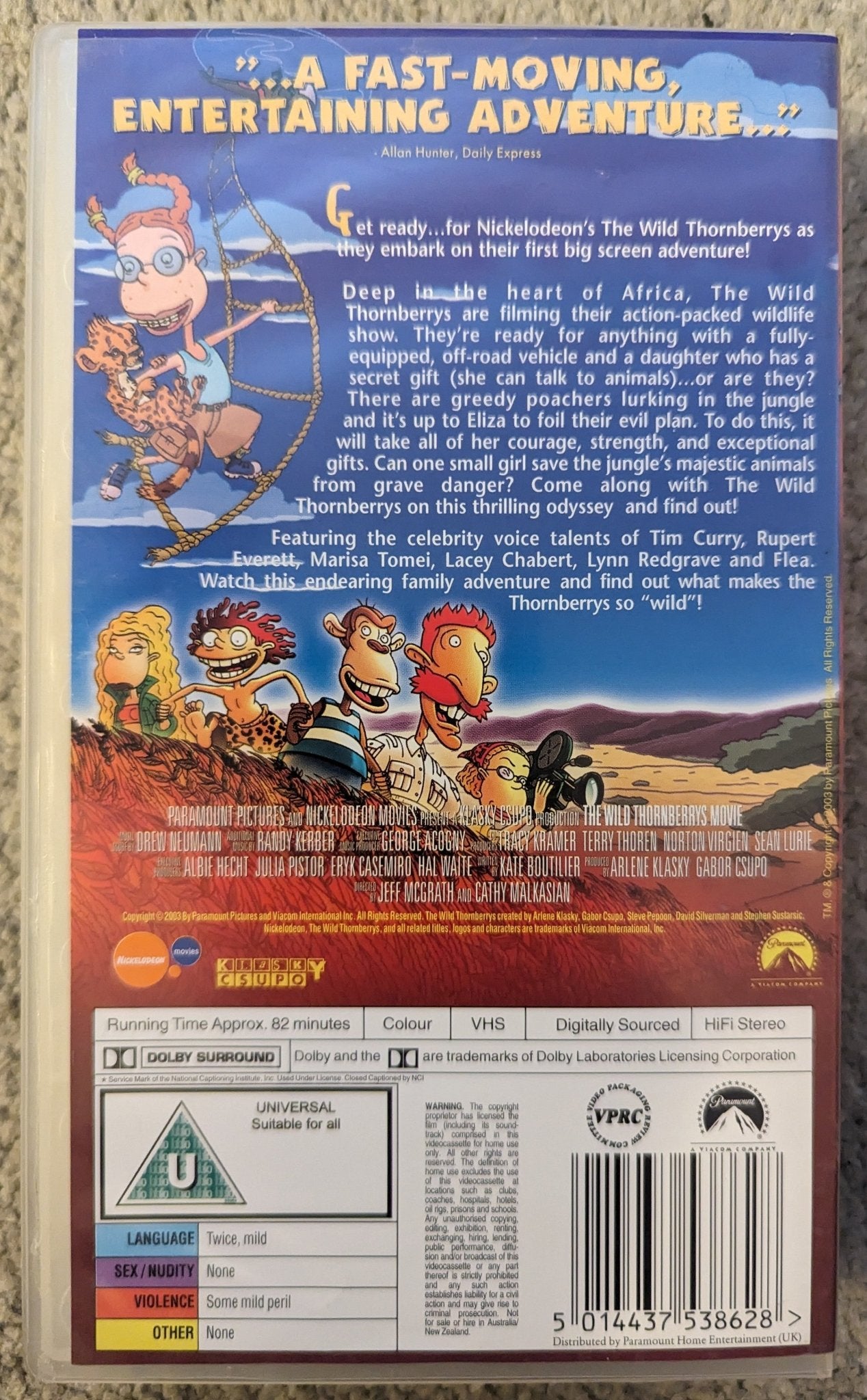 The Wild Thornberrys Movie (2002) VHS Video - Flippin Retro Video Shop