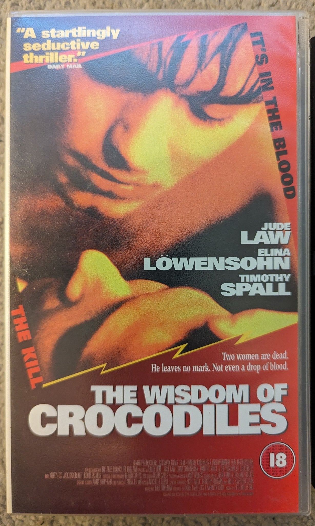 The Wisdom Of Crocodiles (1998) VHS Video - Flippin Retro Video Shop