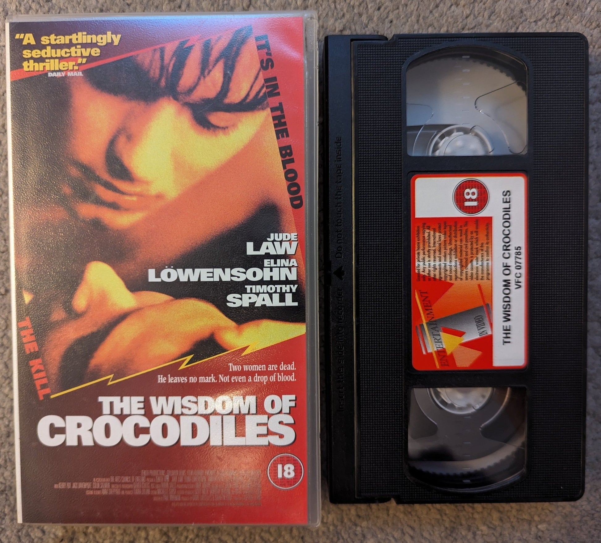 The Wisdom Of Crocodiles (1998) VHS Video - Flippin Retro Video Shop