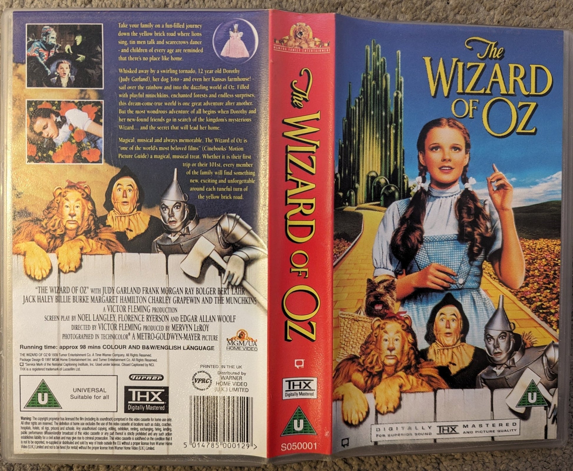 The Wizard Of Oz (1939) VHS Video - Flippin Retro Video Shop