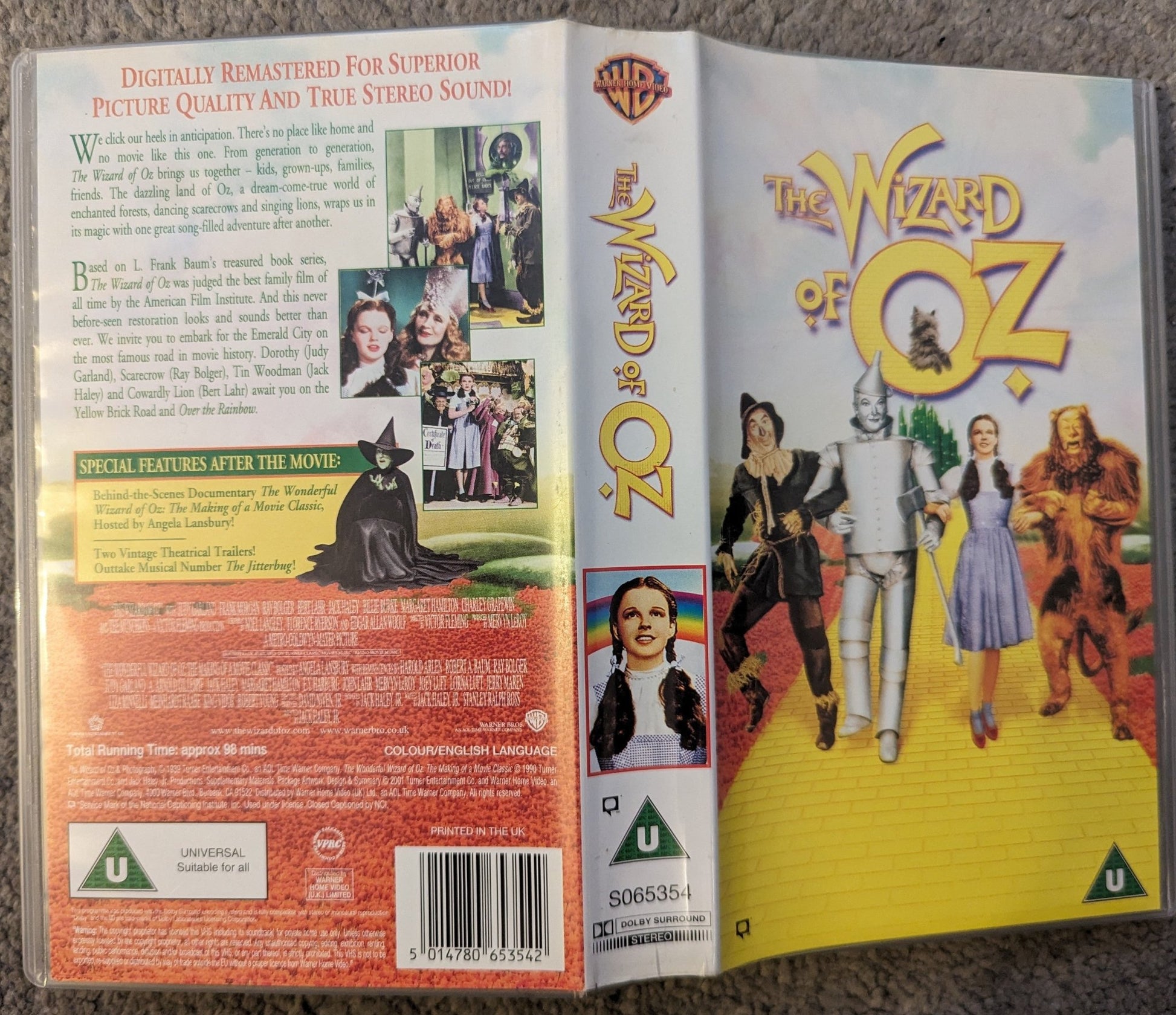 The Wizard Of OZ (1939) VHS Video *Sealed* - Flippin Retro Video Shop