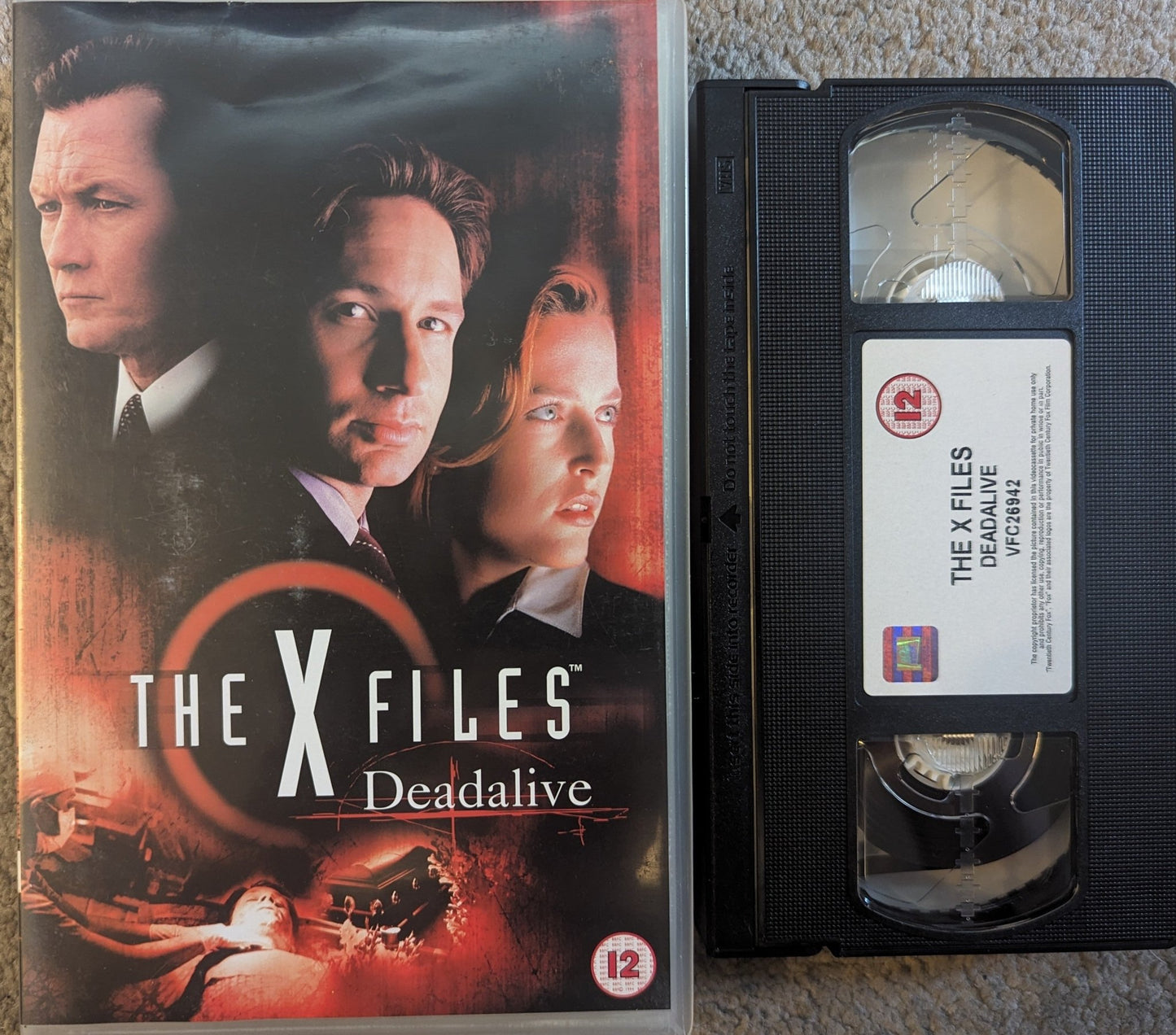 The X Files Deadalive VHS Video Ex Rental - Flippin Retro Video Shop