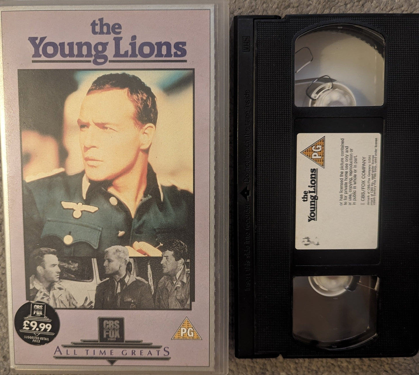 The Young Lions (1958) VHS Video - Flippin Retro Video Shop