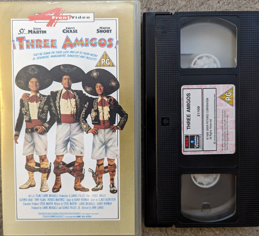 Three Amigos (1986) VHS Video - Flippin Retro Video Shop