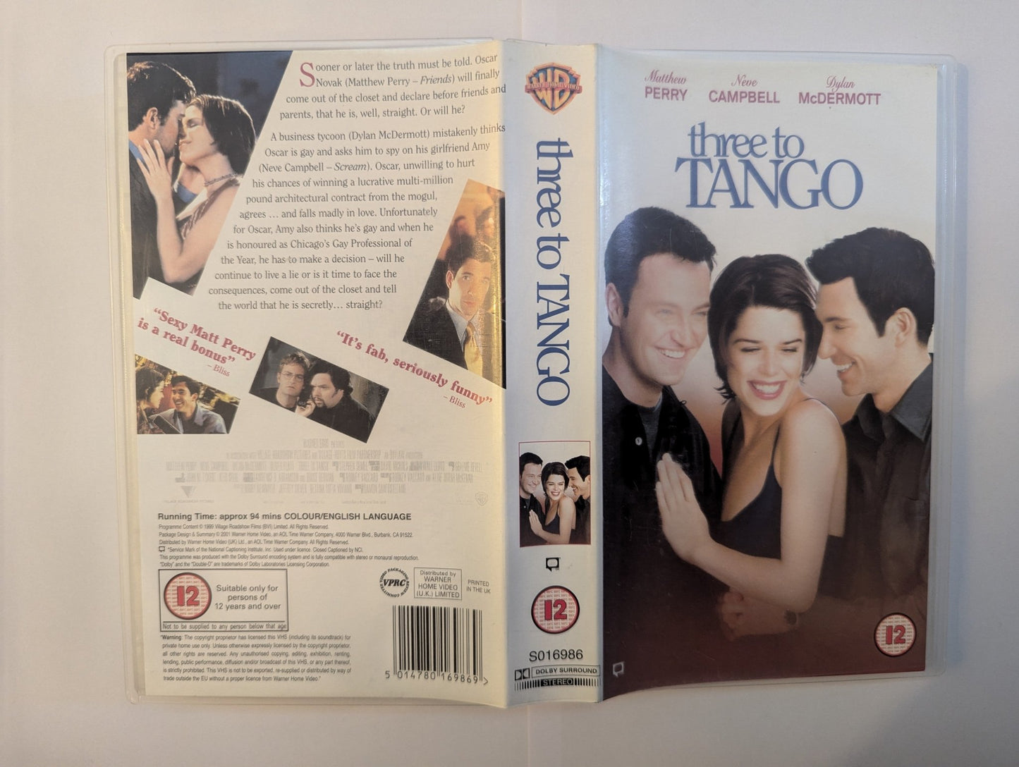 Three To Tango (1999) VHS Video - Flippin Retro Video Shop