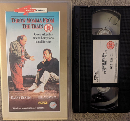 Throw Momma From The Train (1987) VHS Video - Flippin Retro Video Shop