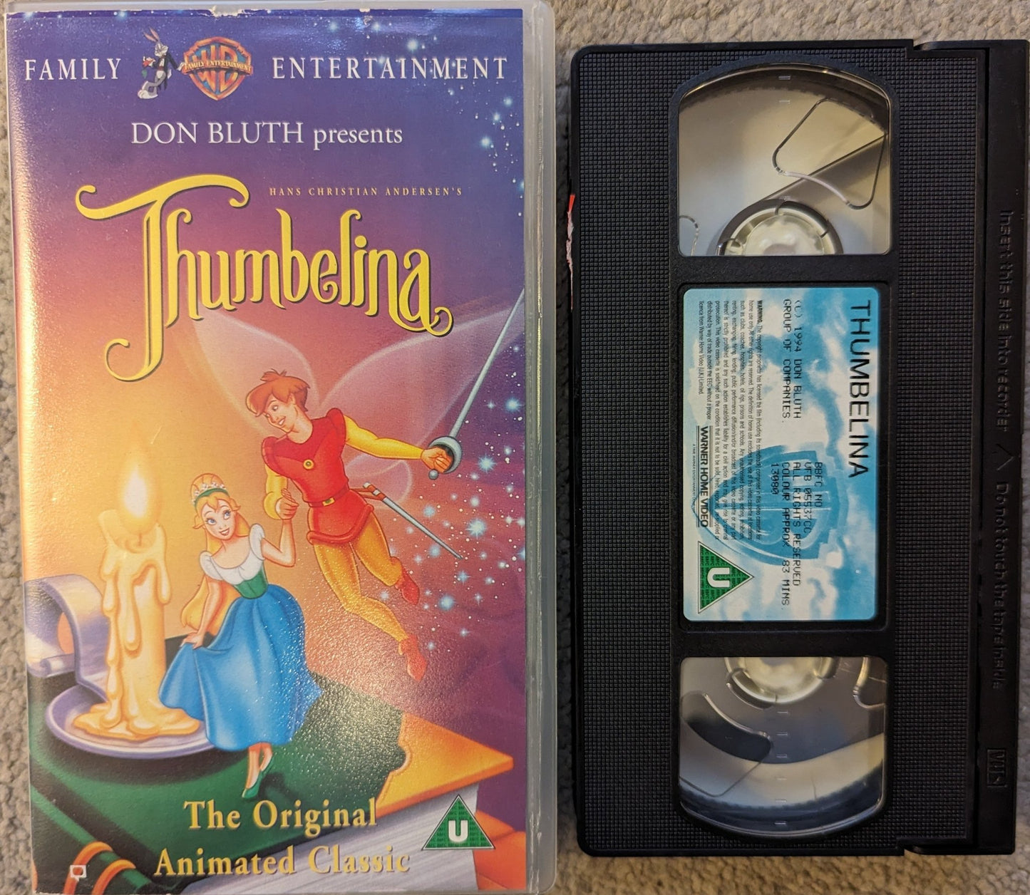 Thumbelina (1994) VHS Video - Flippin Retro Video Shop